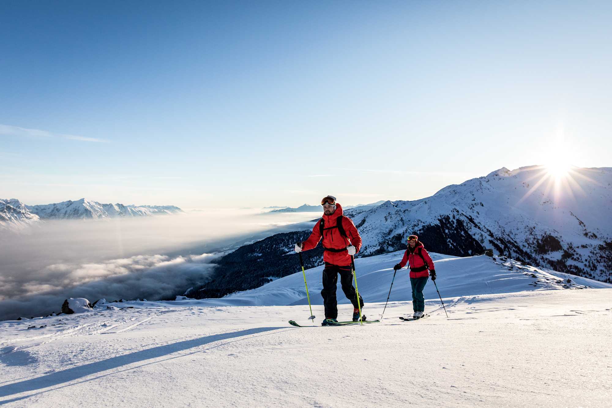 Auf der Piste zur Patscherkofel-Bergstation