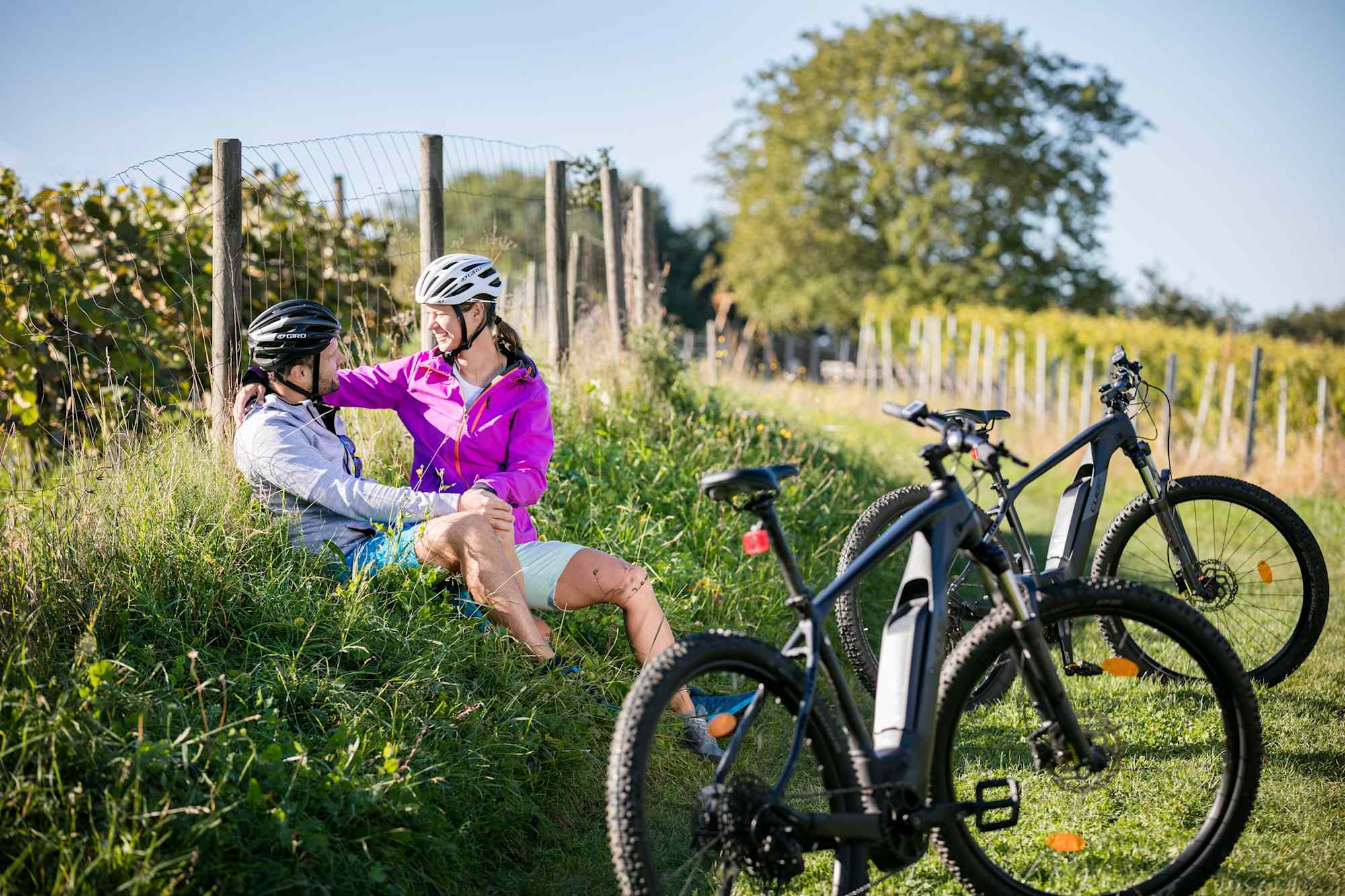 Mit dem E-Bike am R12