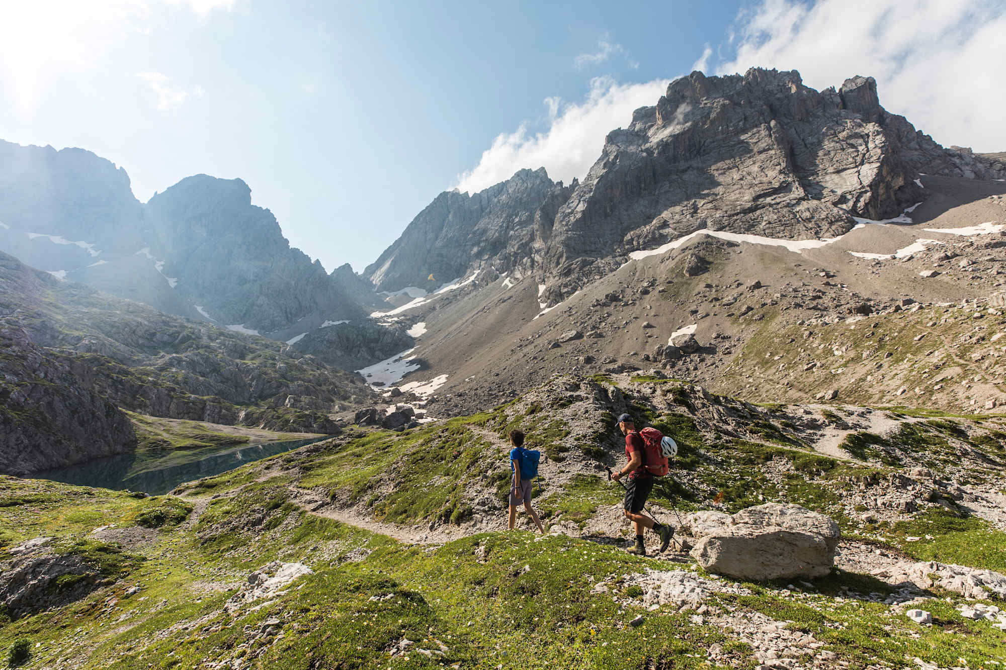 Zustieg zum Panorama-Klettersteig in den Lienzer Dolomiten
