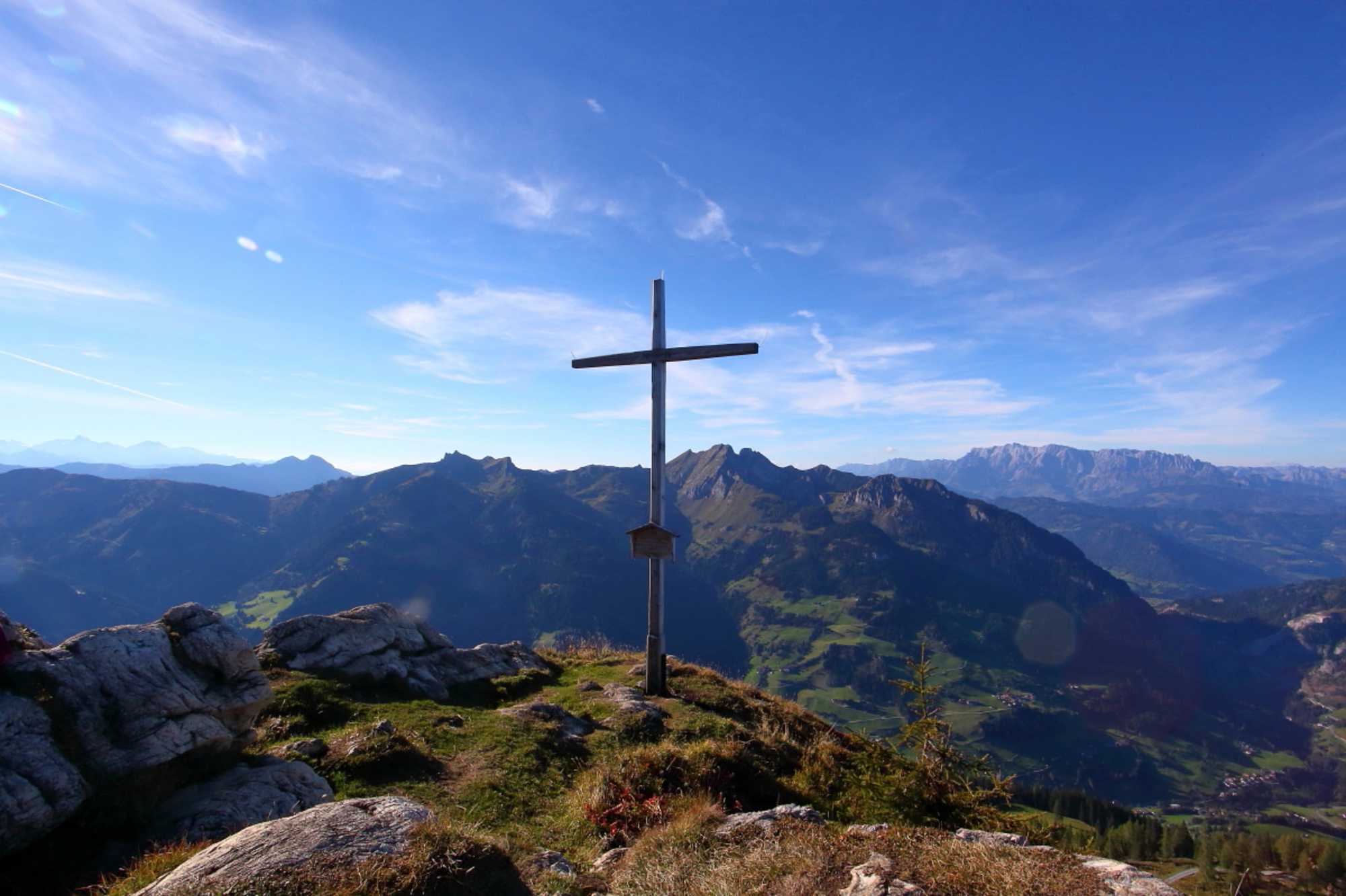 Gipfelkreuz am Saukarkopf