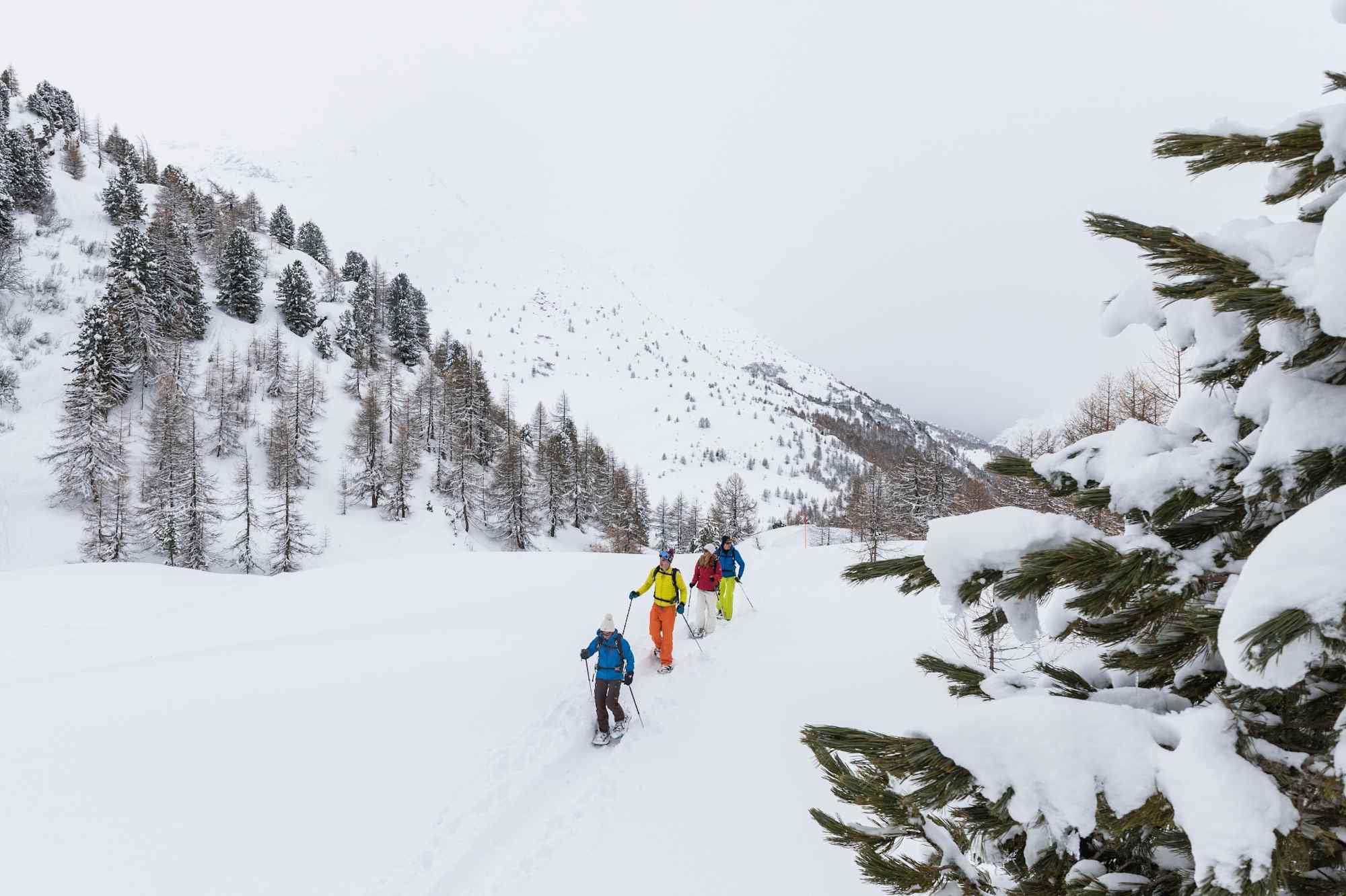 Tolles Schneeschuhgelände