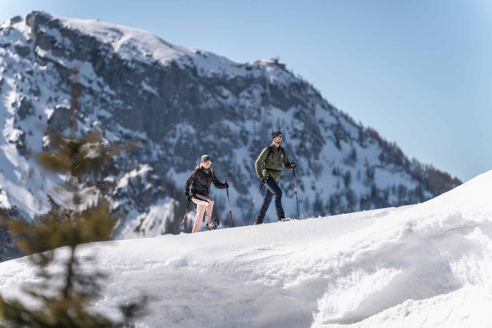 Im Hintergrund das Kehlsteinhaus