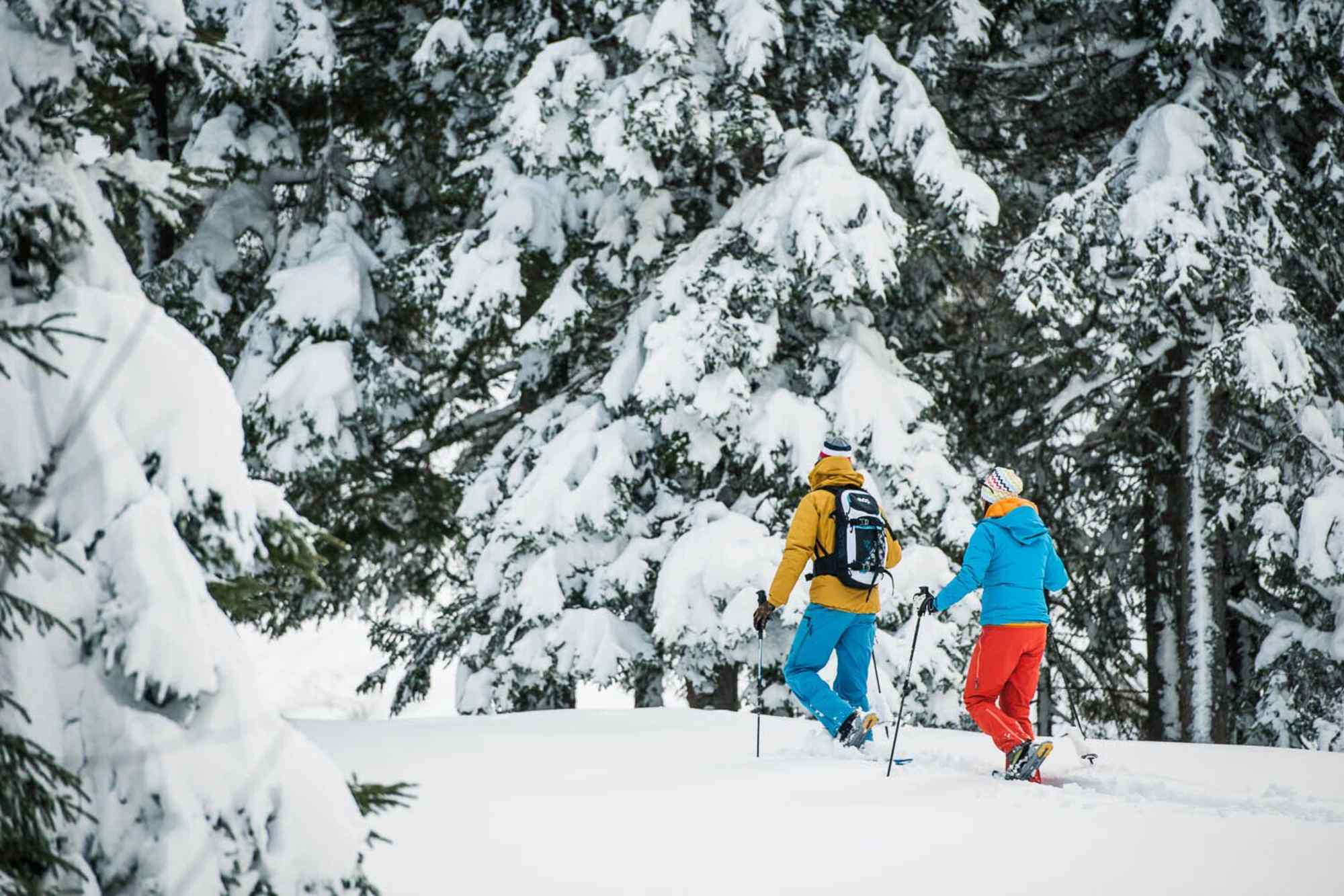 Schneeschuhwandern auf der Schlickeralm 