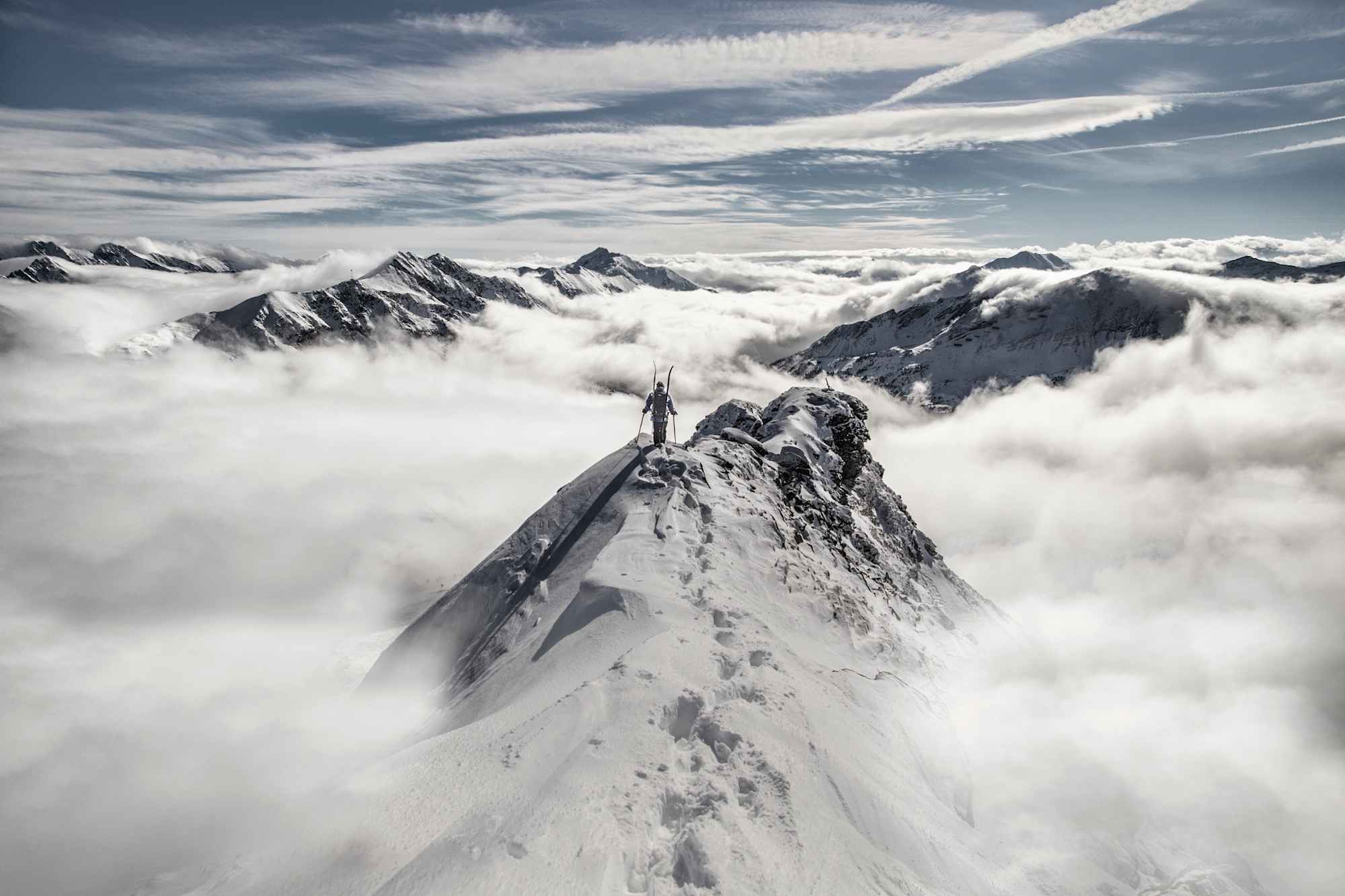 Über den Wolken - auf der Seekarspitze bei Obertauern