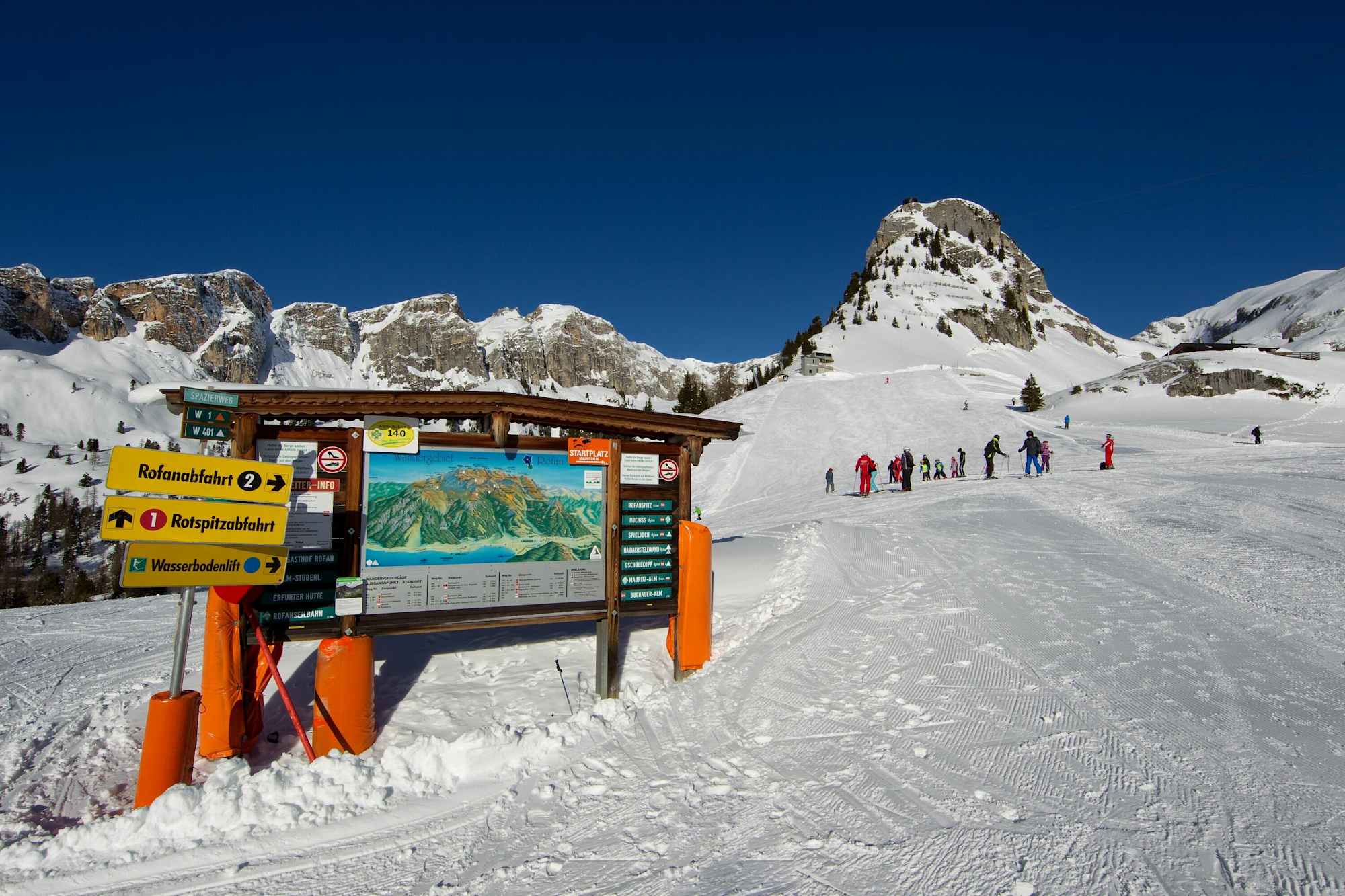 Skifahren im Rofan