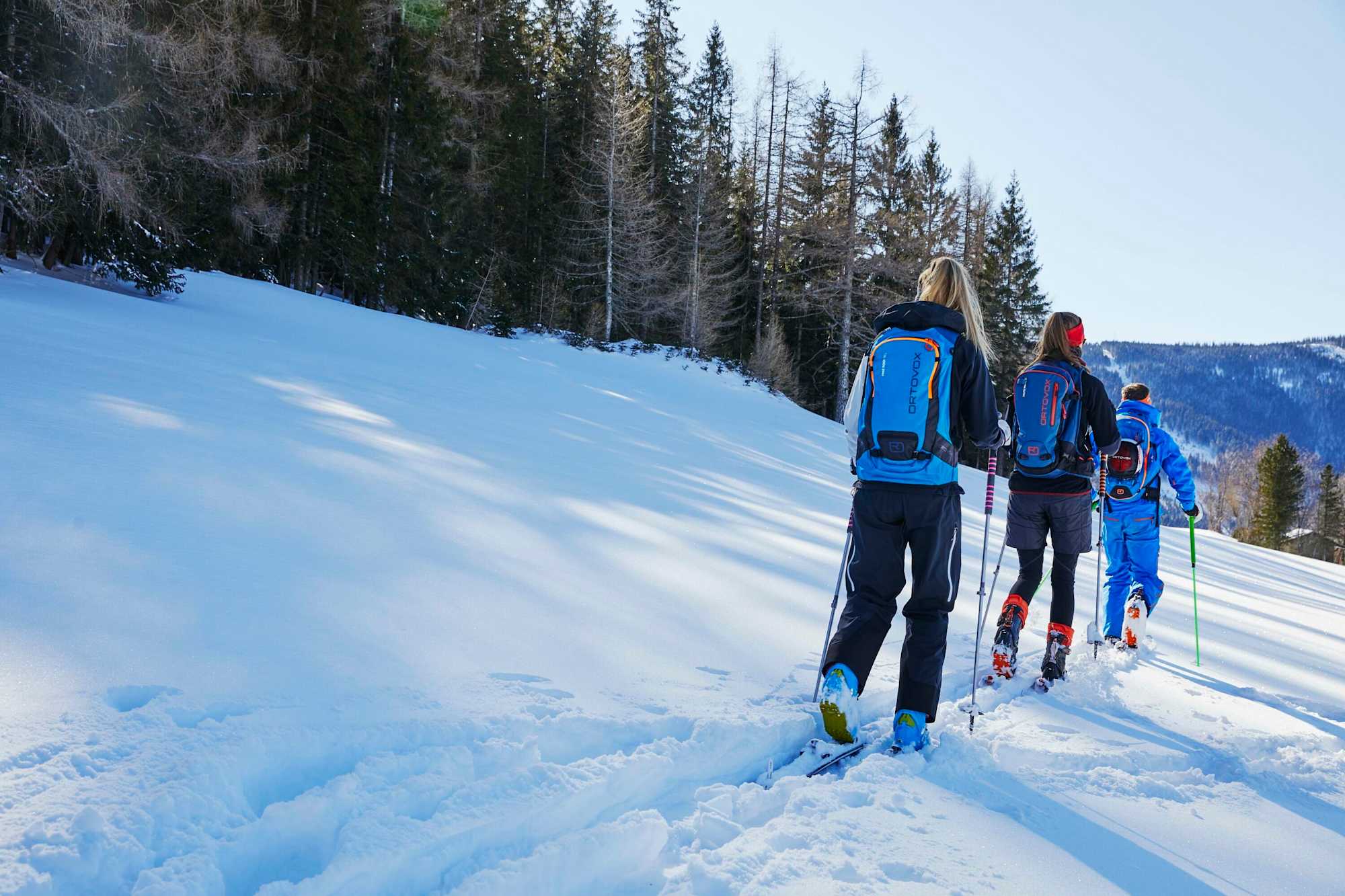 Unterwegs auf der Pistenskitour Sixpack bei Filzmoos