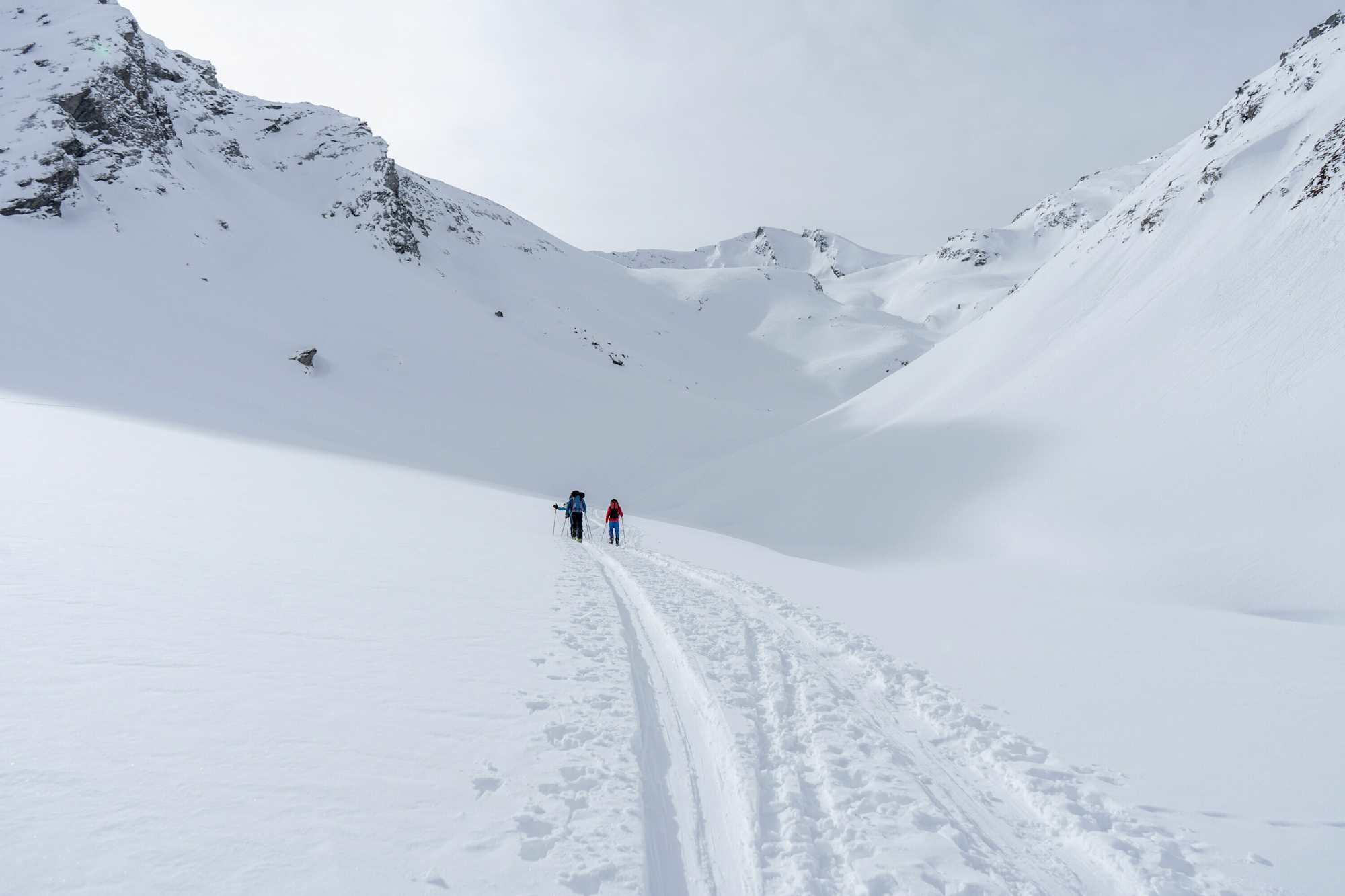 Im Anstieg zum Piz Piot
