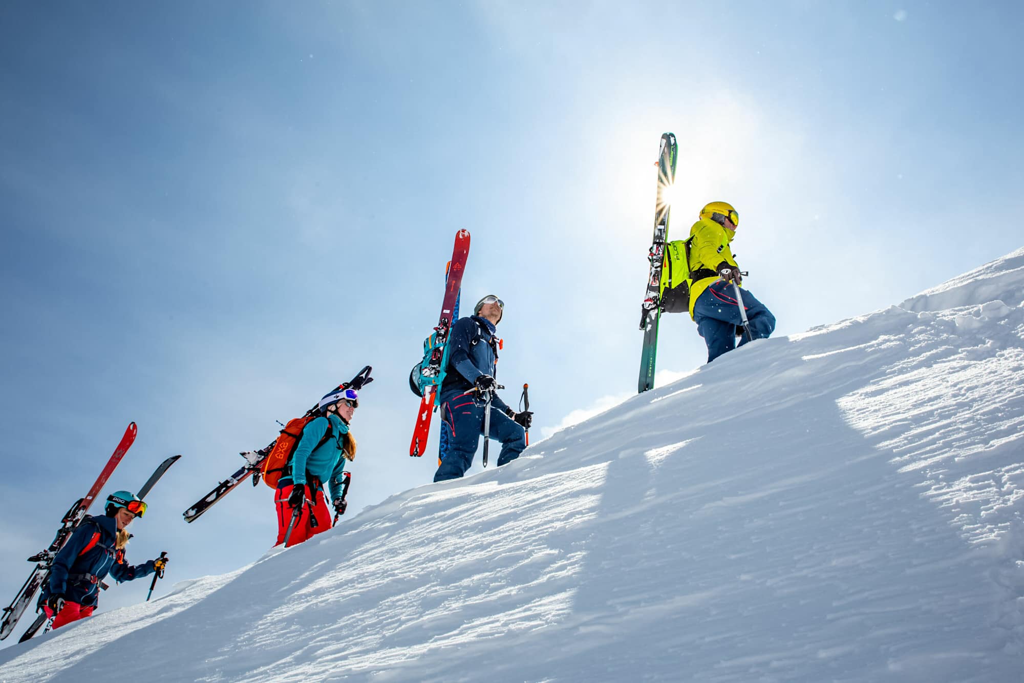 Skitragen am Gletscherhorn