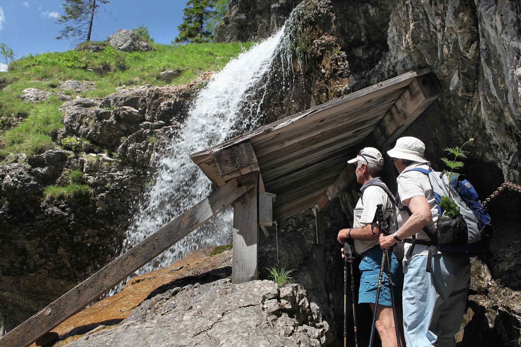 Der Staubfall bei Unken