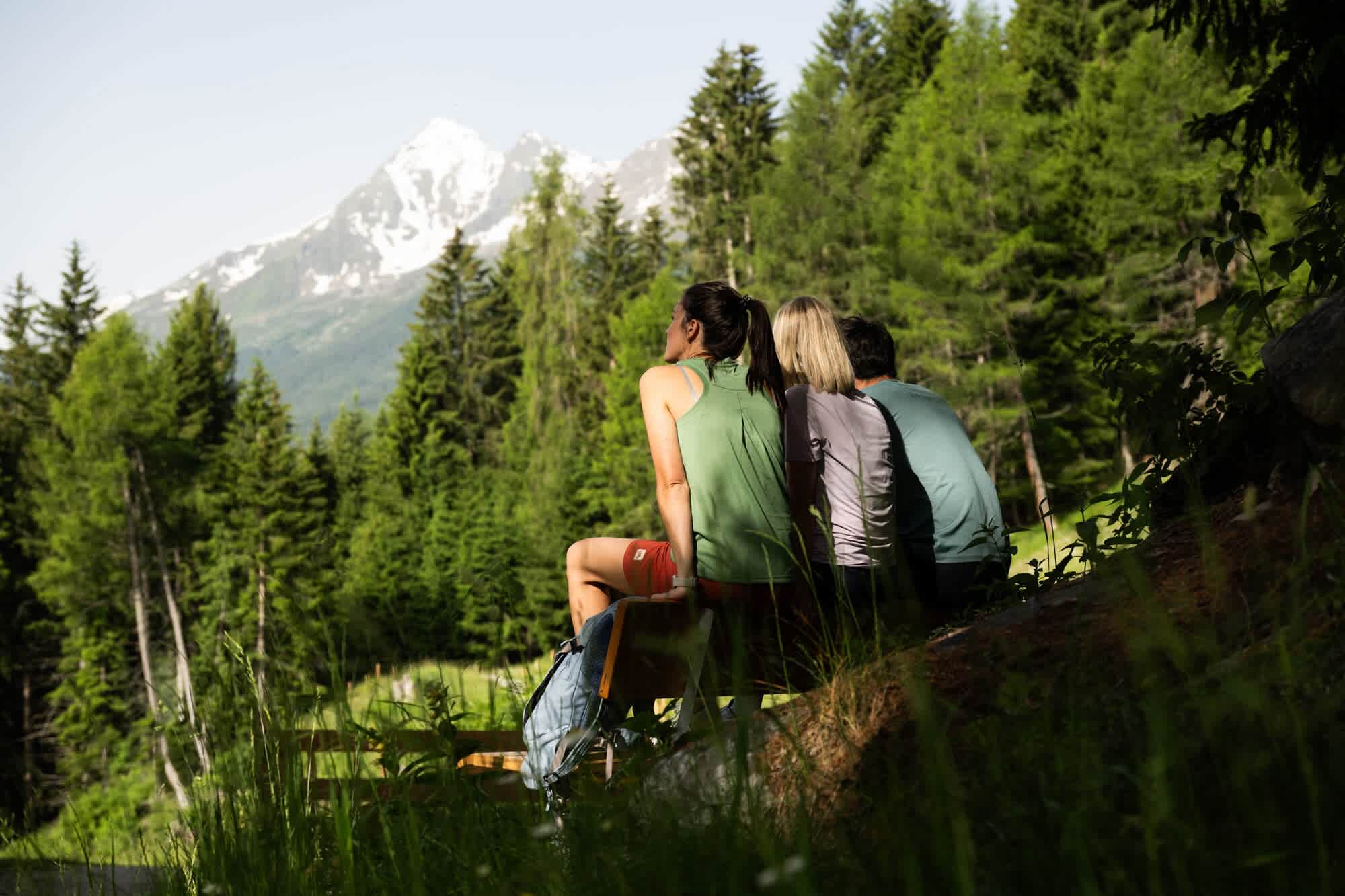 Sunnenseitn Weg ab Neder im Stubaital