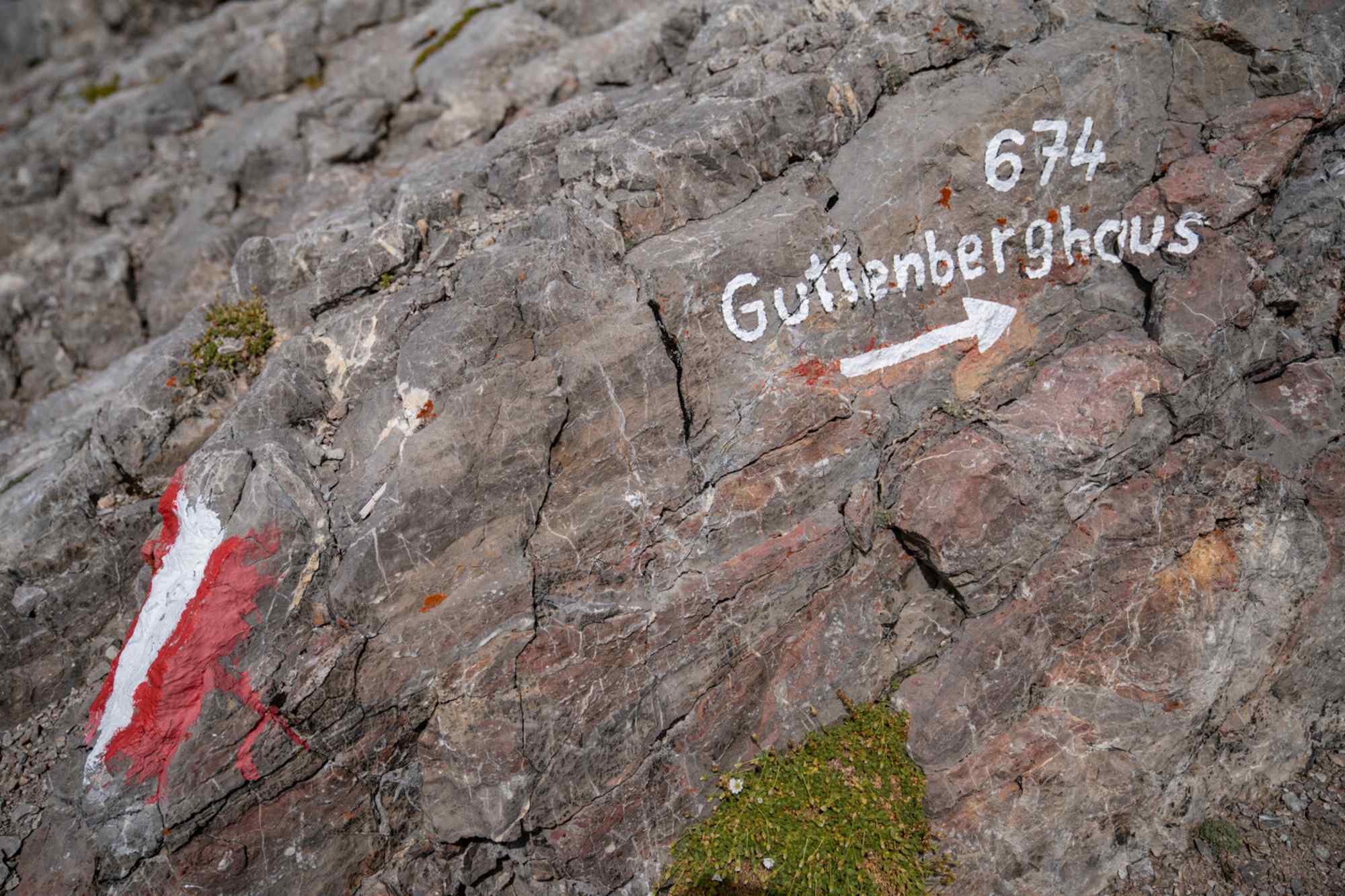 Wanderung zum Guttenberghaus