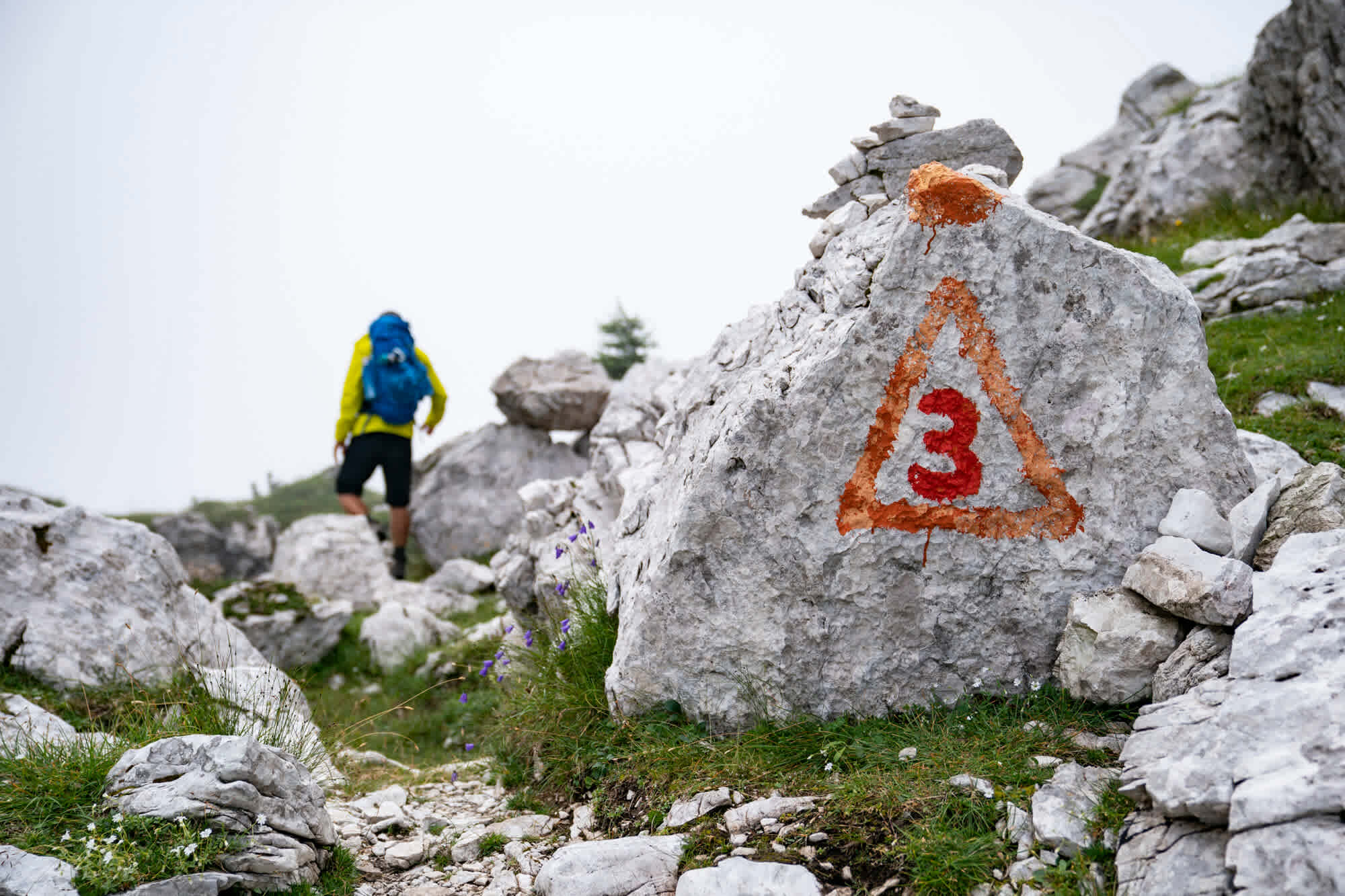Unterwegs am Dolomiten Höhenweg 3