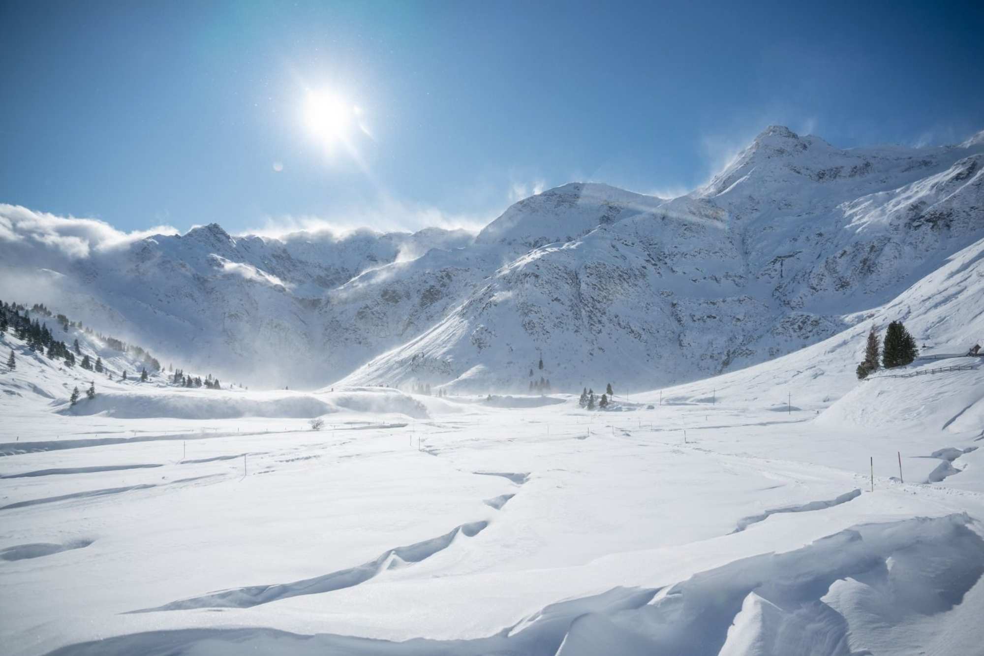 Der weite, sonnige Talboden von Sportgastein