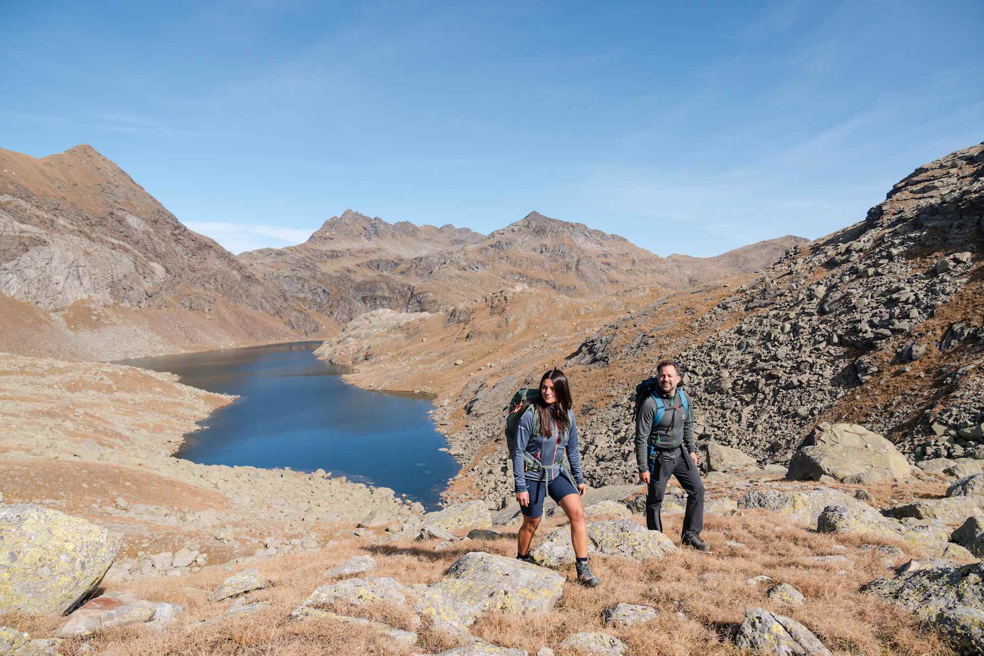 Wanderung zur den Sponser Seen in Südtirol
