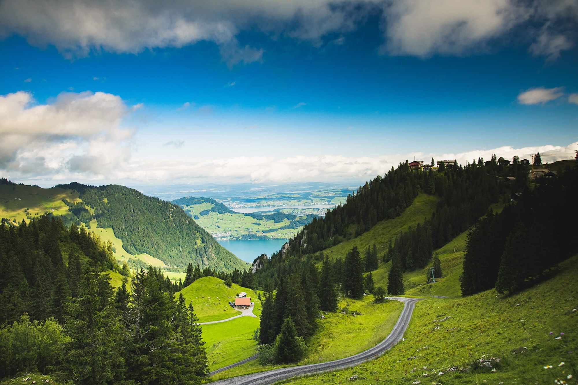 Aussichtsreich ist die Wanderung