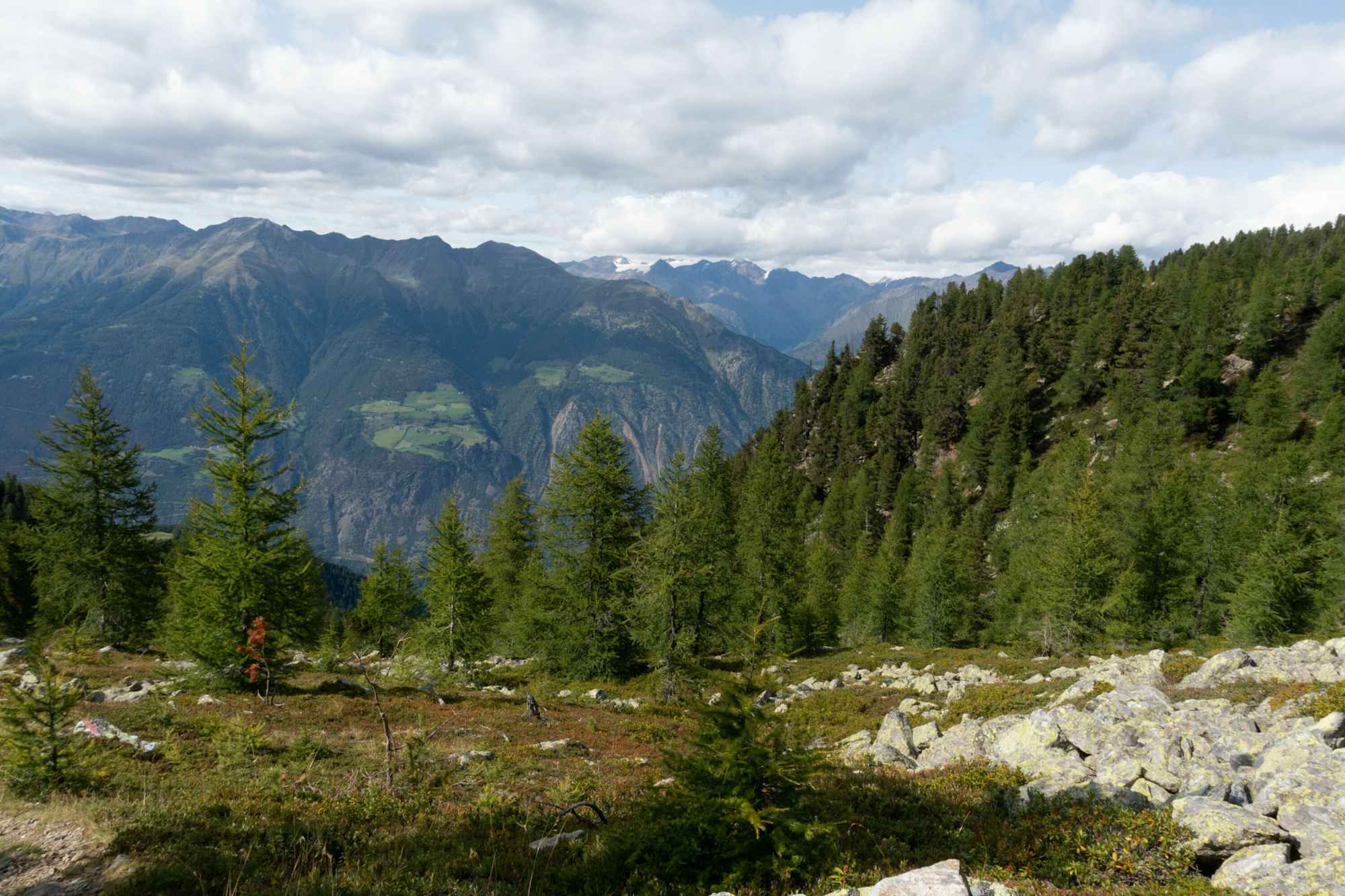 Im Abstieg von den Seen