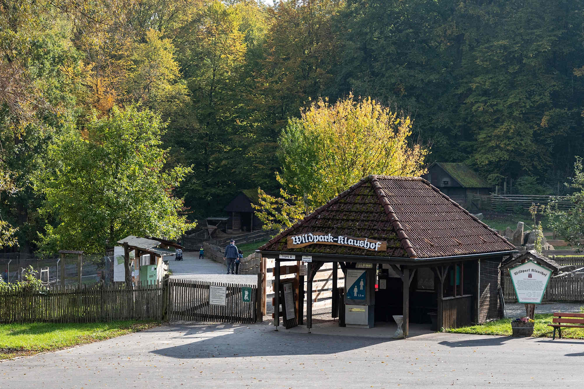 Eingang zum Wild-Park Klaushof | Bad Kissingen