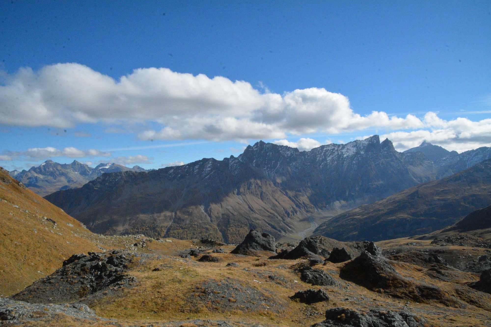 Auf dem Weg zum Piz Martegnas