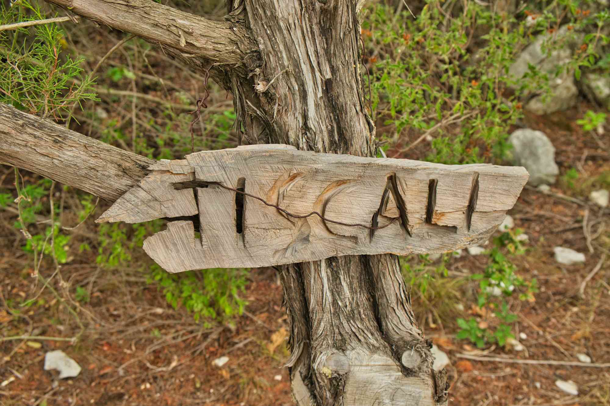 Wegweiser zum Tiscali