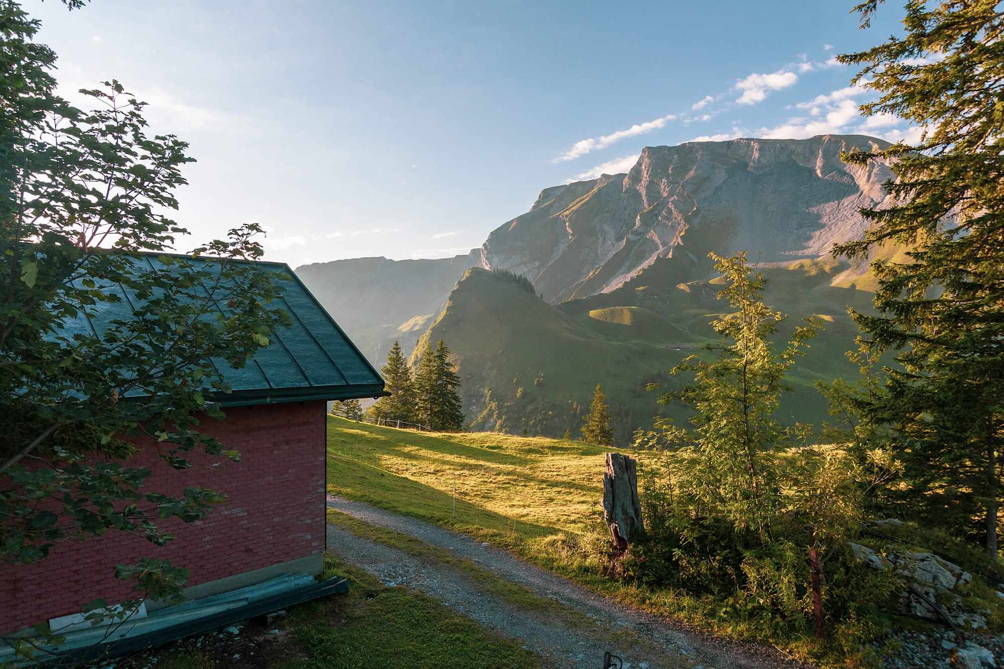 Auf der Wanderung zur Stockhütte