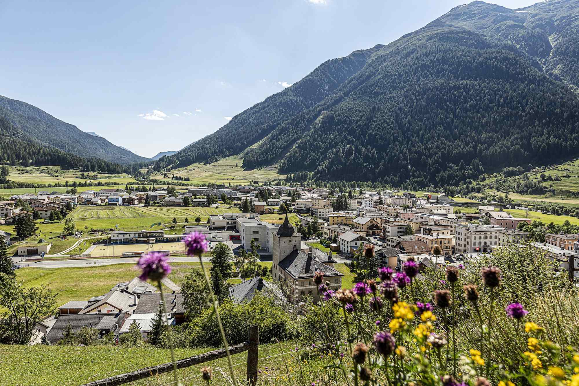Blick auf Zernez