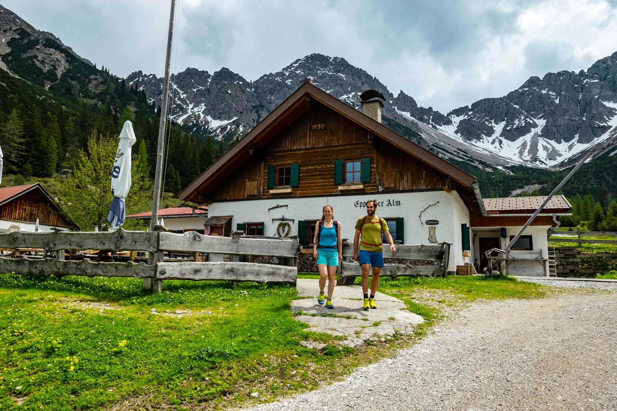 Wanderung zur Eppzirler Alm im Karwendel