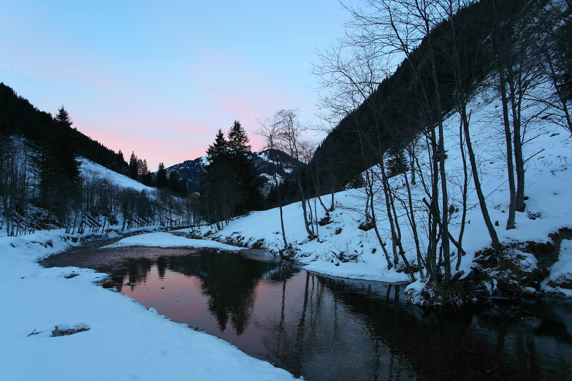 Winterwanderung zur Hubalm bei Hüttschlag
