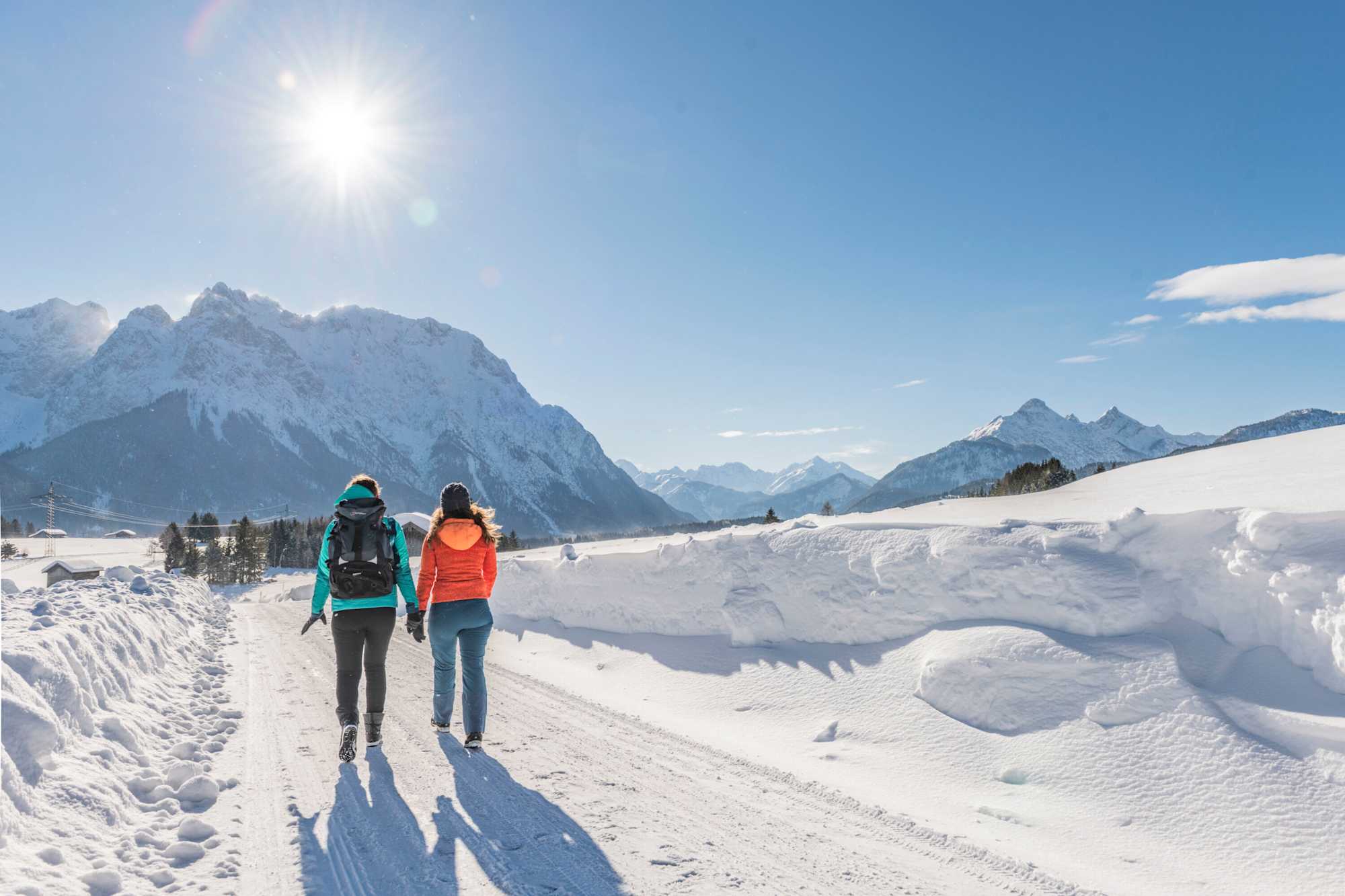 Winterwandern in den Buckelwiesen