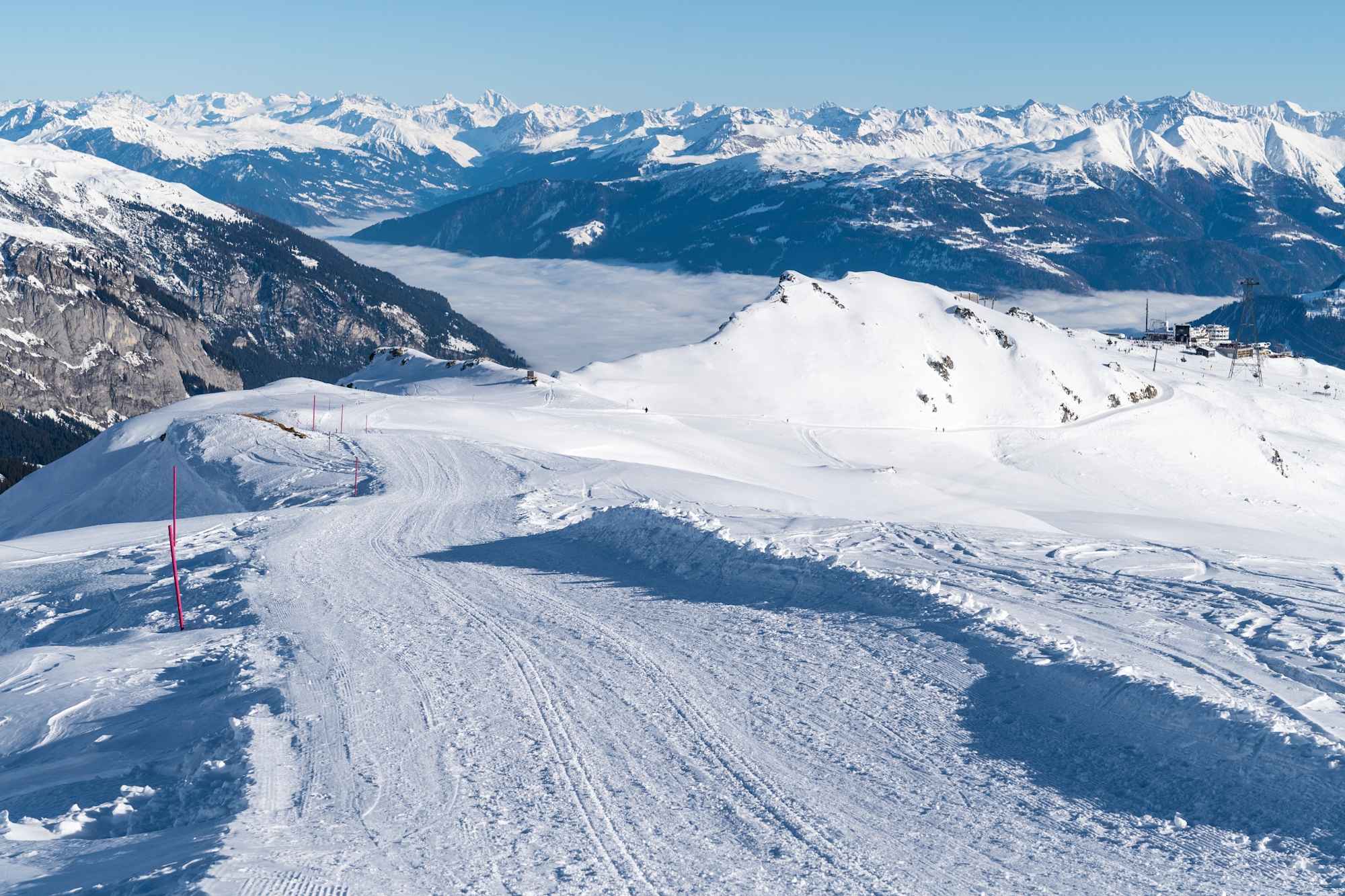 Tolles Panorama von der Winterwanderung
