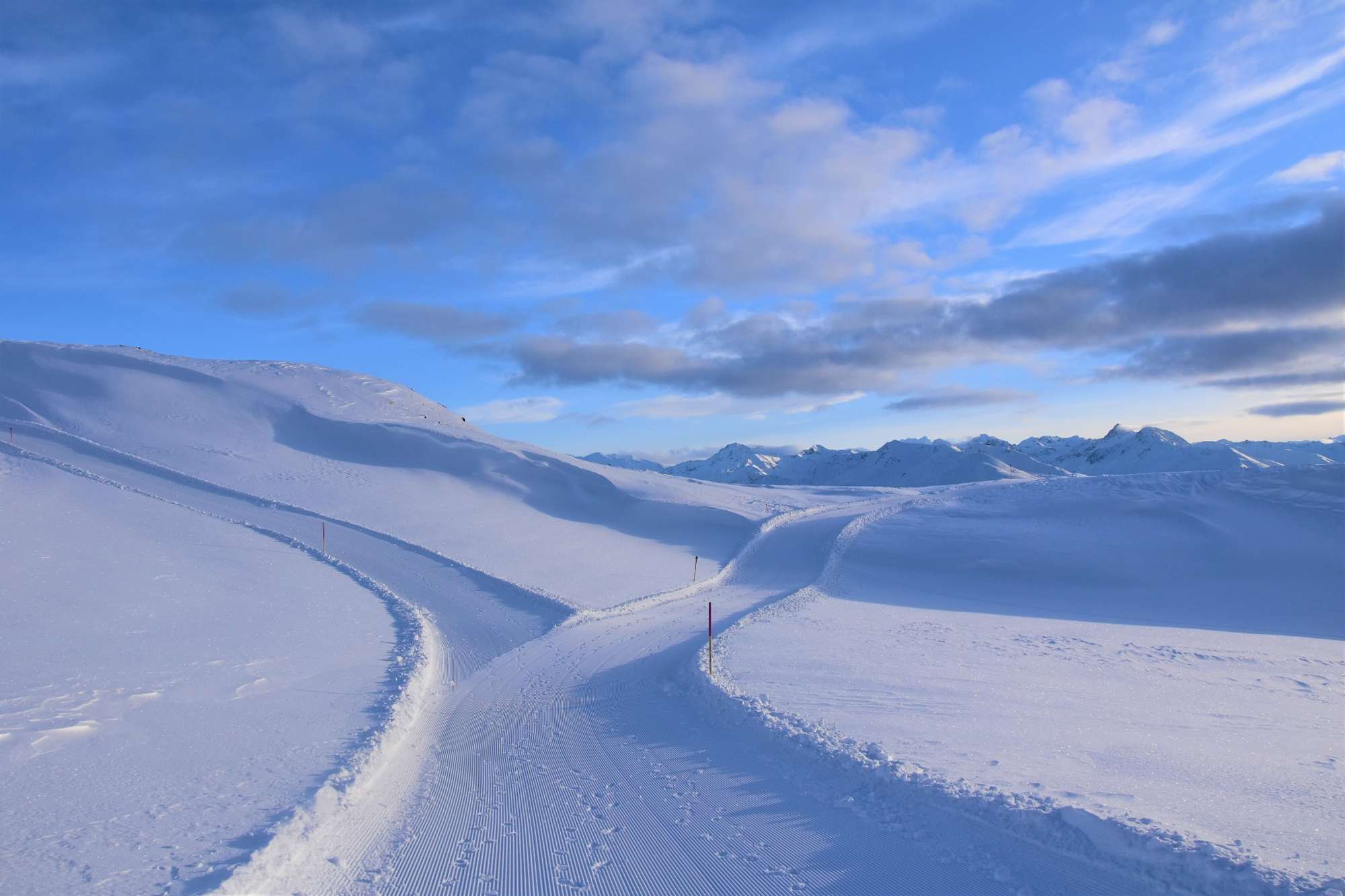 Schöne Winterwanderwege am Gotschnagrat