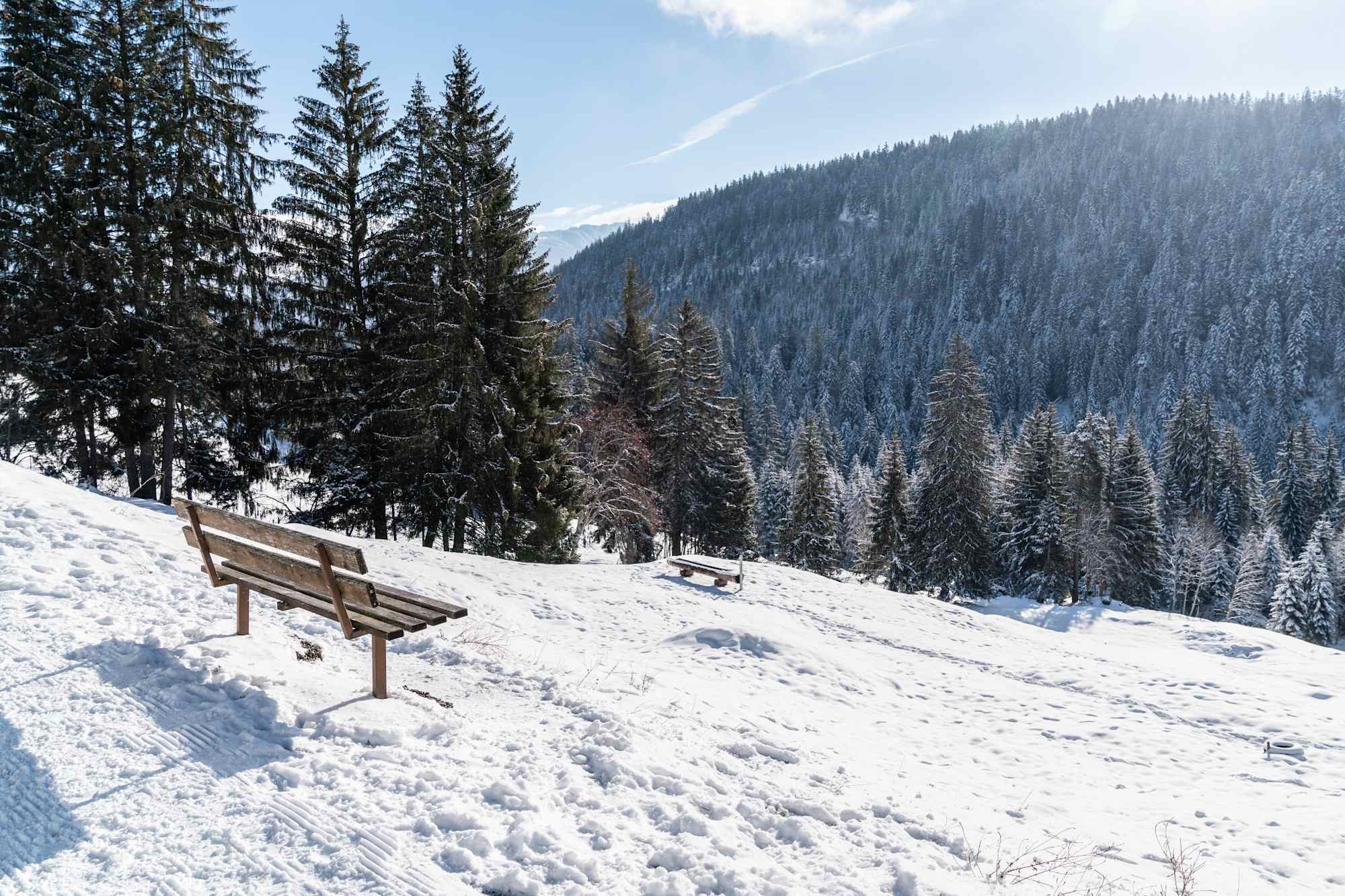 Schöner Pauseplatz mit guter Sicht