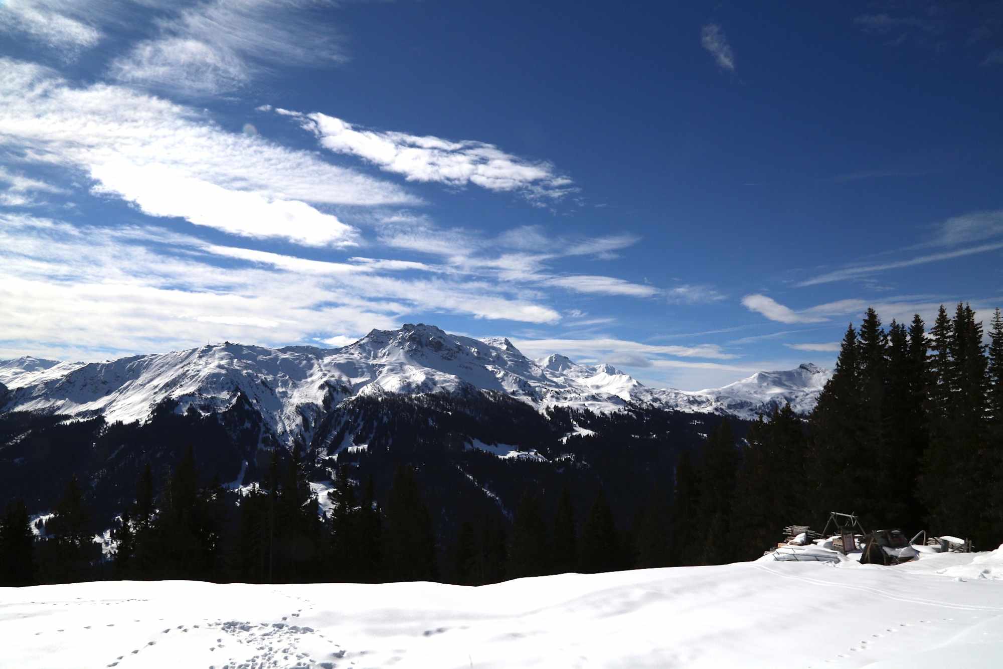 Winterwandern an der Madrisa