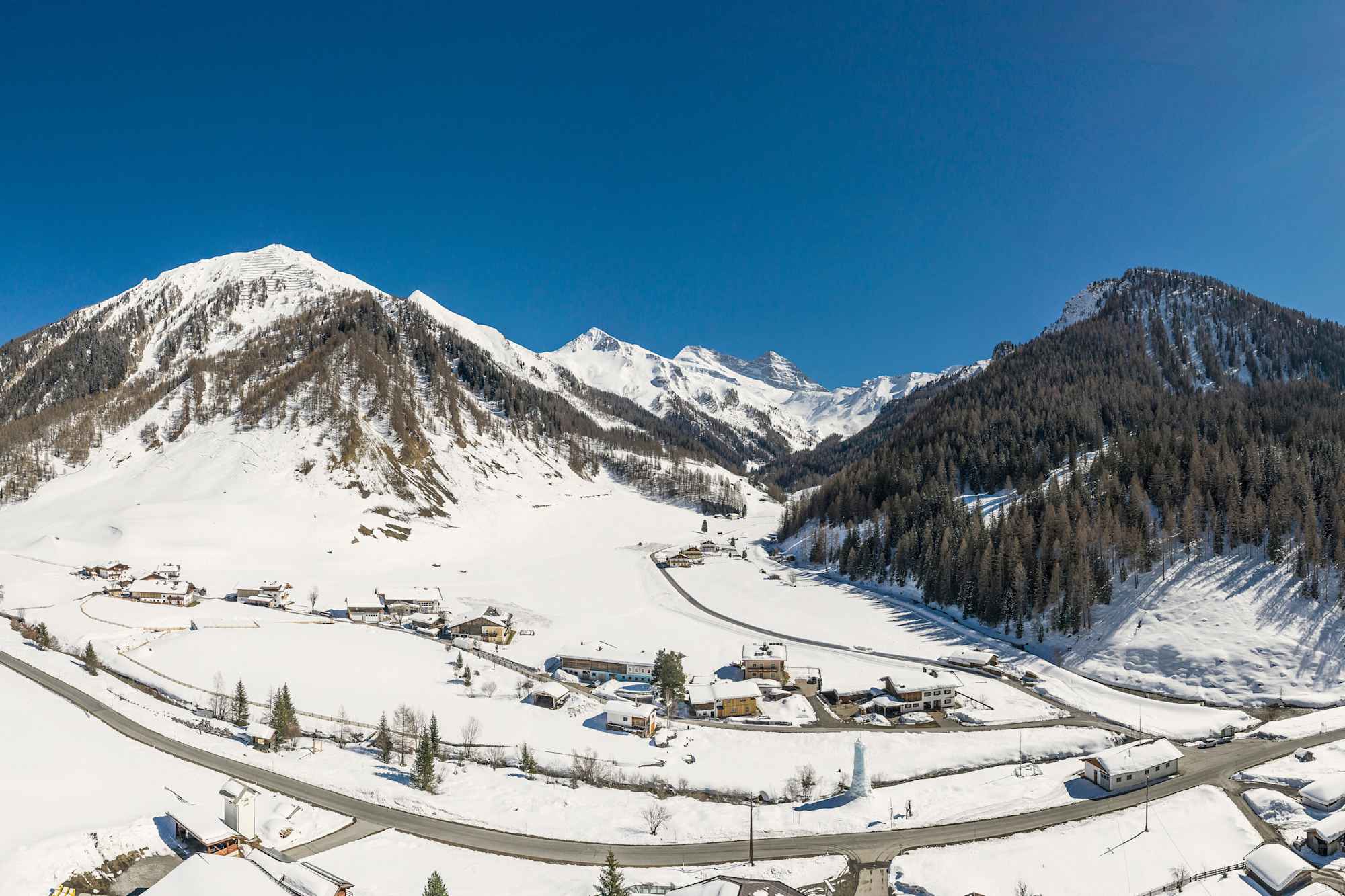 Panoramablick auf Schmirn