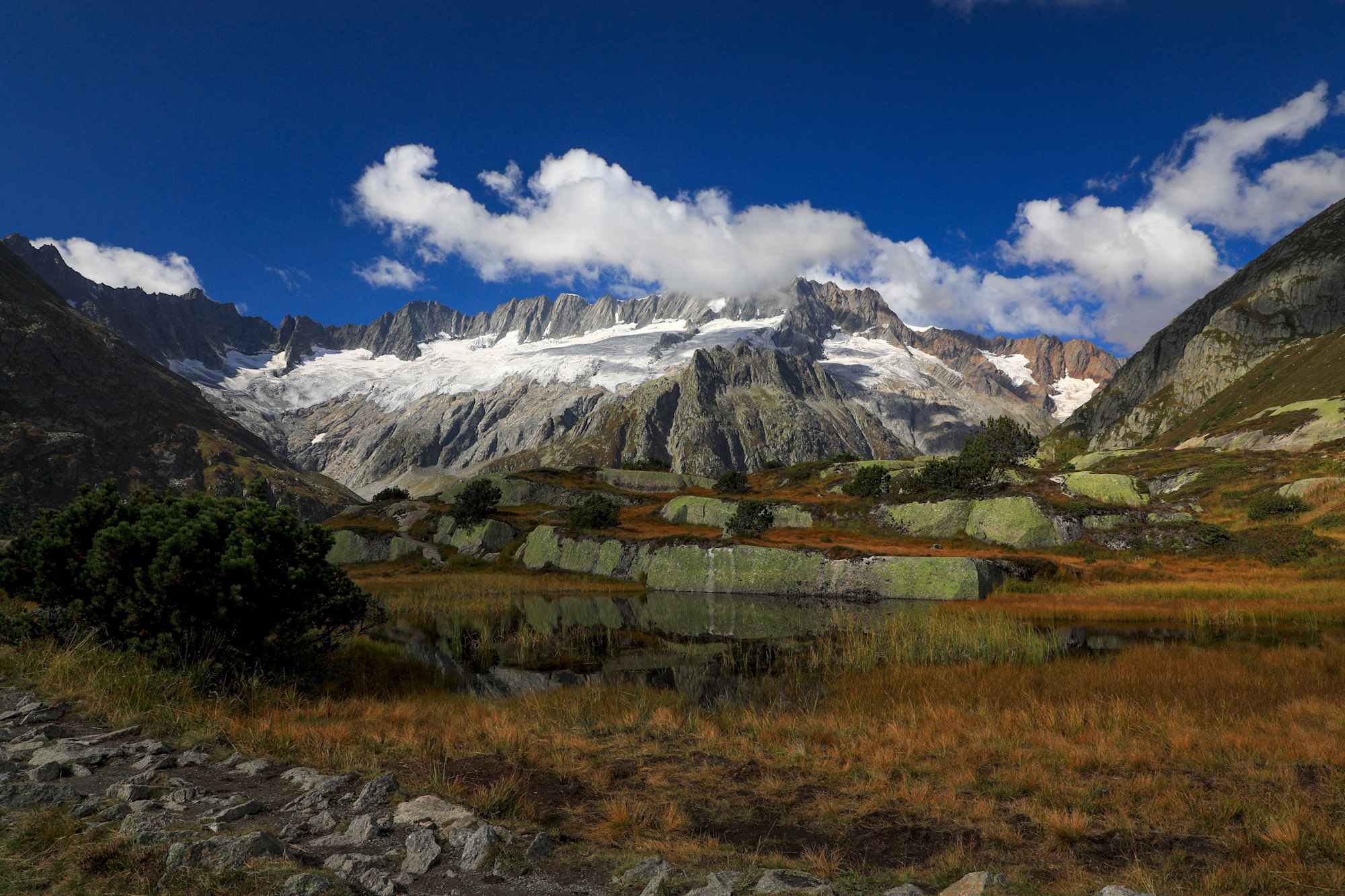Auf dem Weg zur Bergseehütte