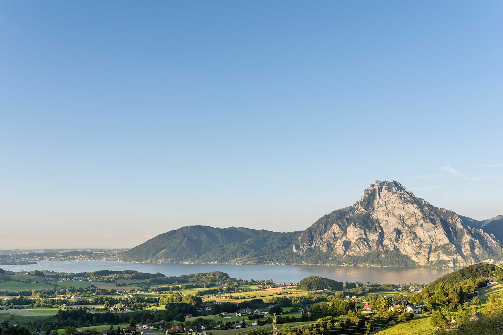 Traunstein mit Traunsee