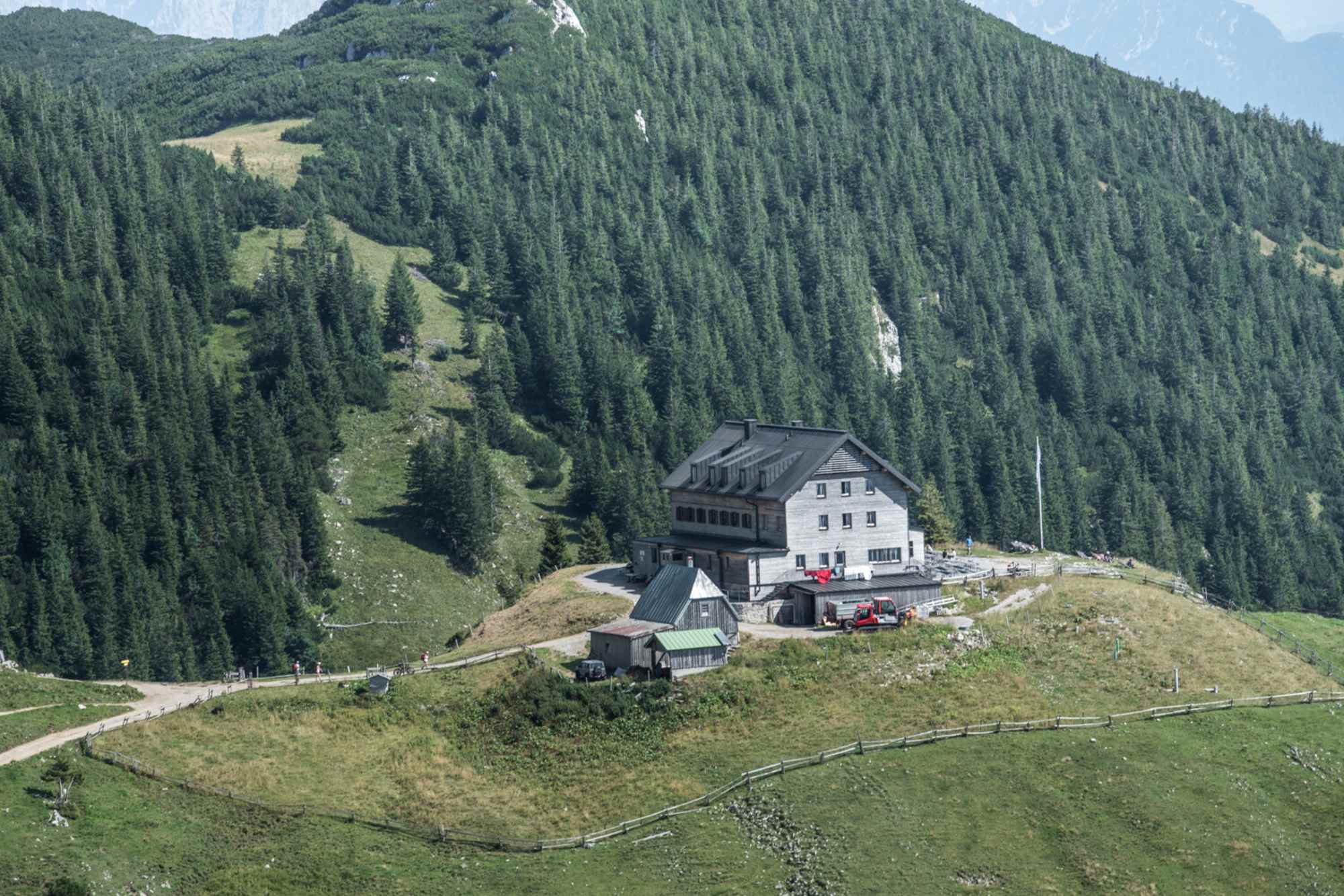 Blick aufs Rotwandhaus