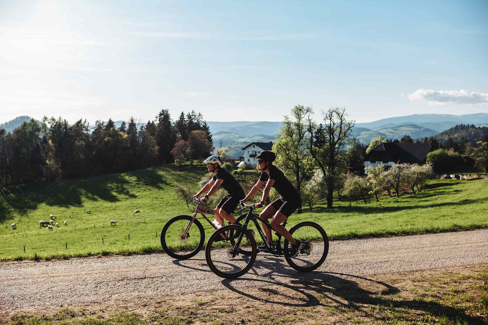 Radfahren im frühlingshaften Lavanttal
