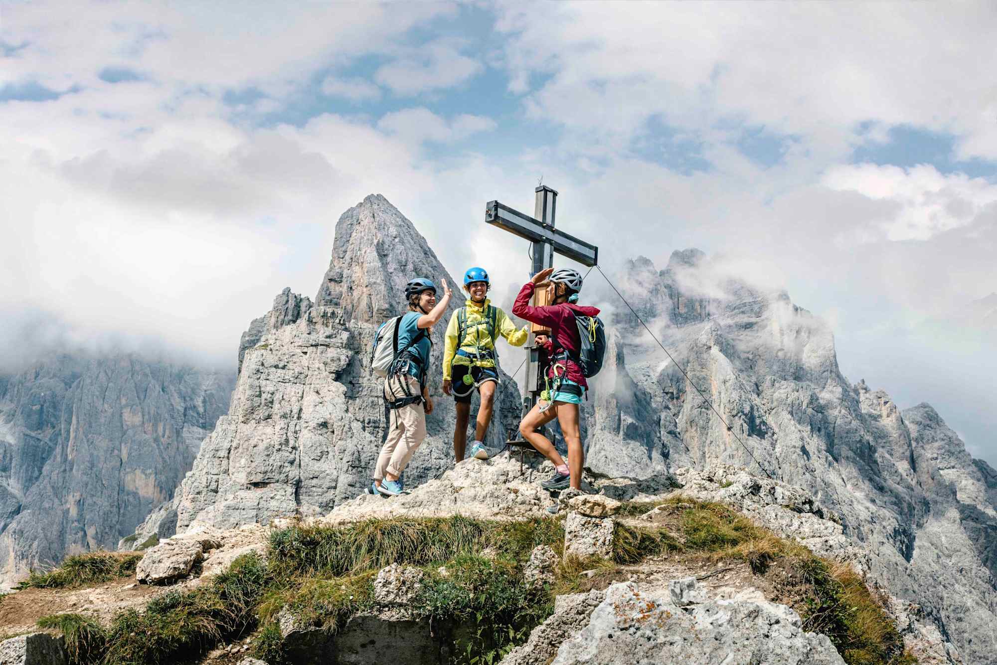 Am Gipfel des Arzalpenkopfes