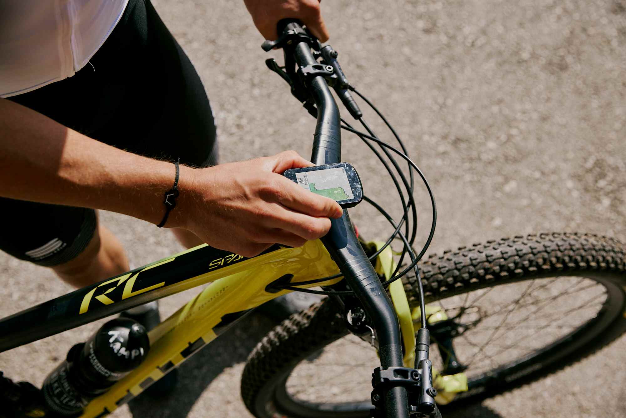 Einstellung des Fahrradcomputers