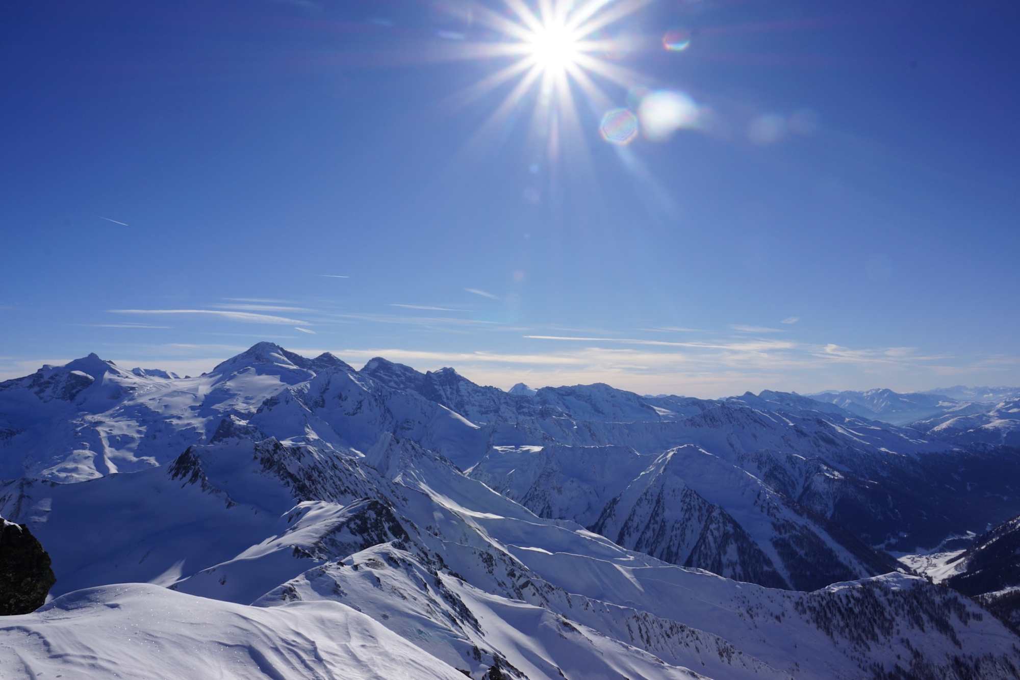 Aussicht vom Geier gegen Süden