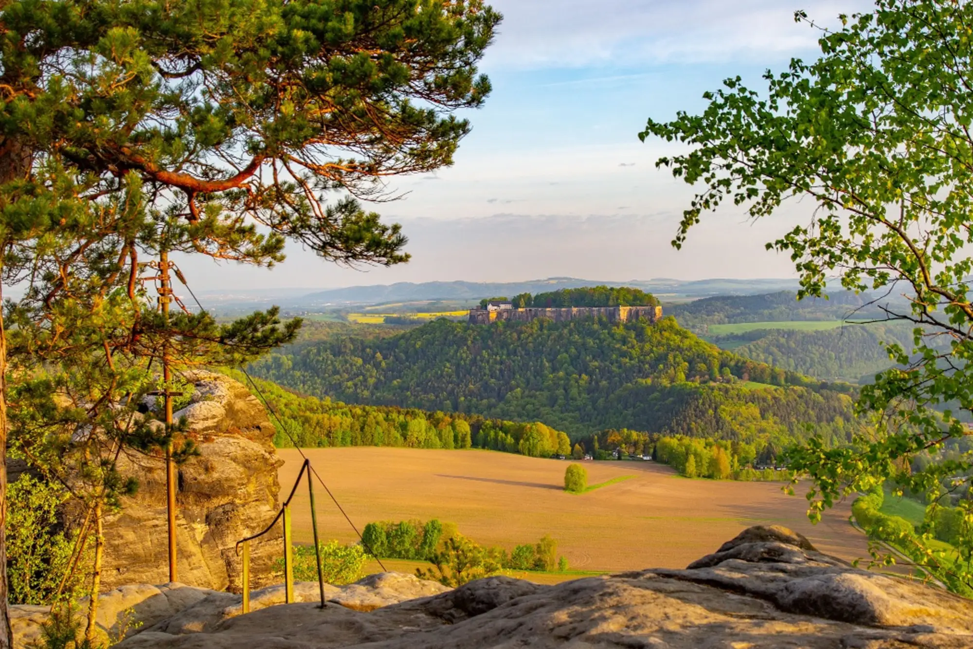 Blick auf den Pfaffenstein