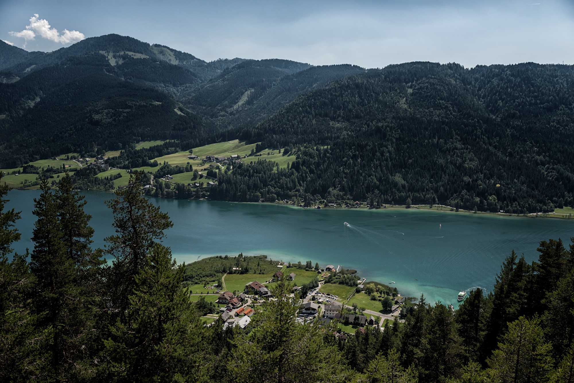 Blick auf den Weißensee