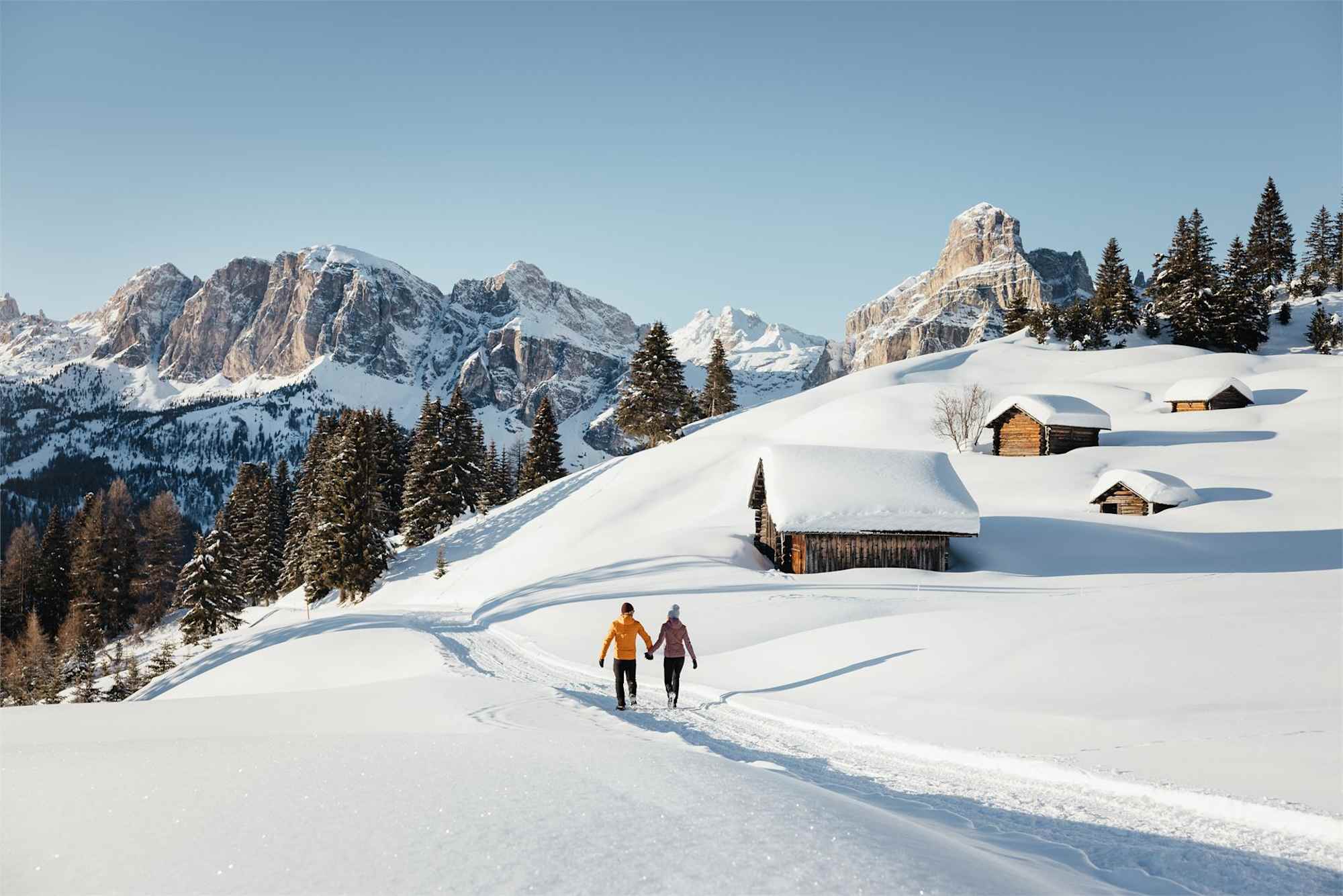 Winterwandern im Herzen der Dolomiten