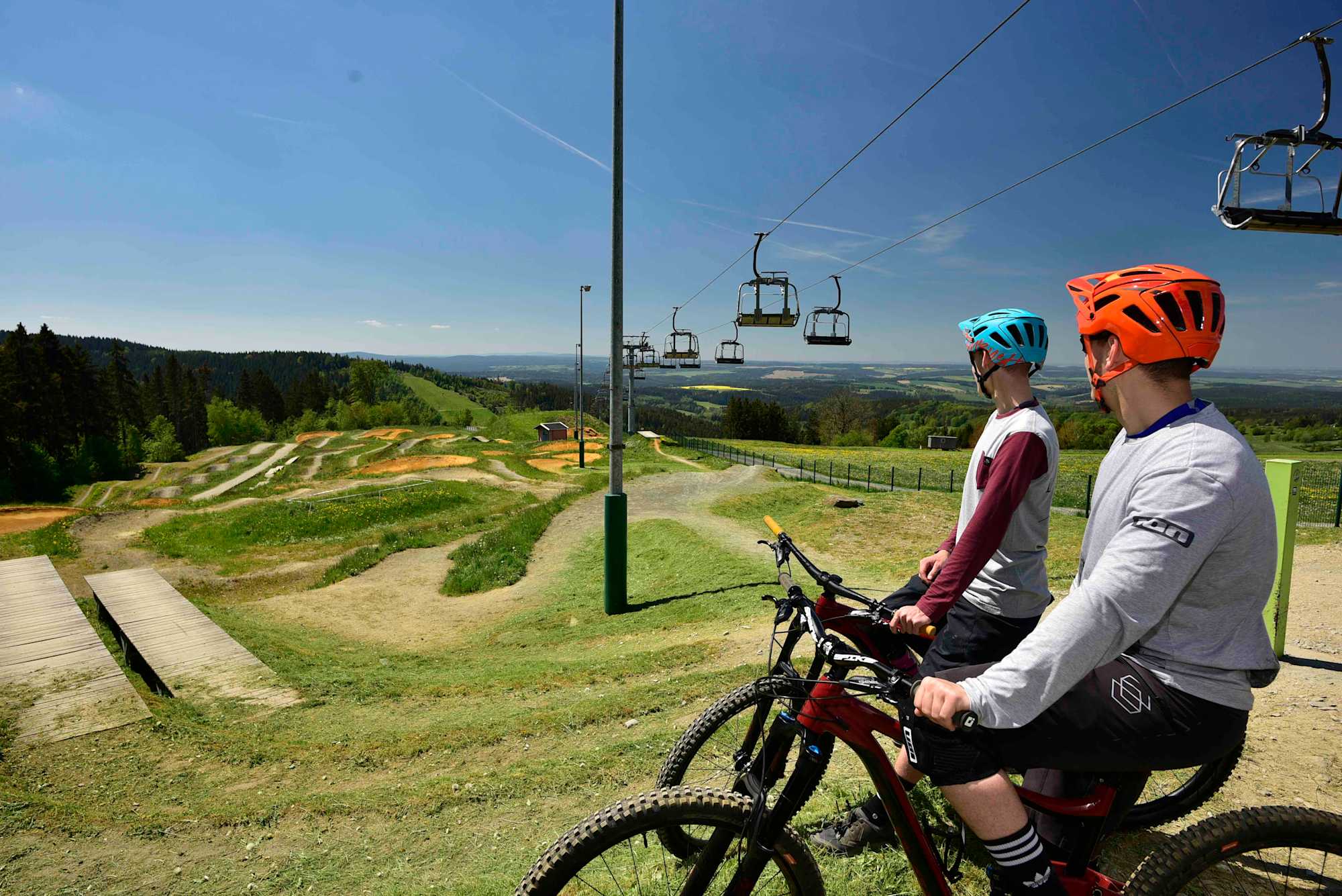 Die Bikewelt Schöneck ist ein richtiger „Fun-Bikepark“.