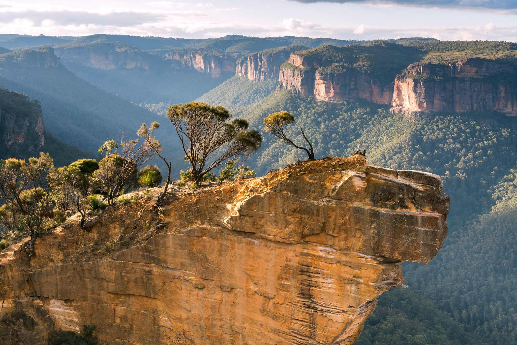 Die Great Dividing Range in Australien
