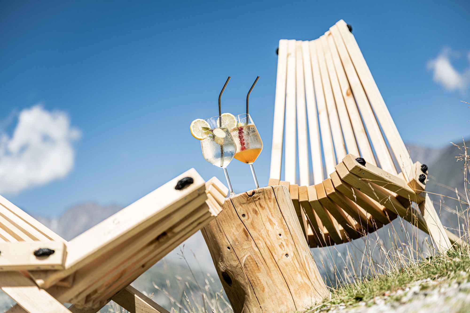 Cocktail auf der Kloster Alm