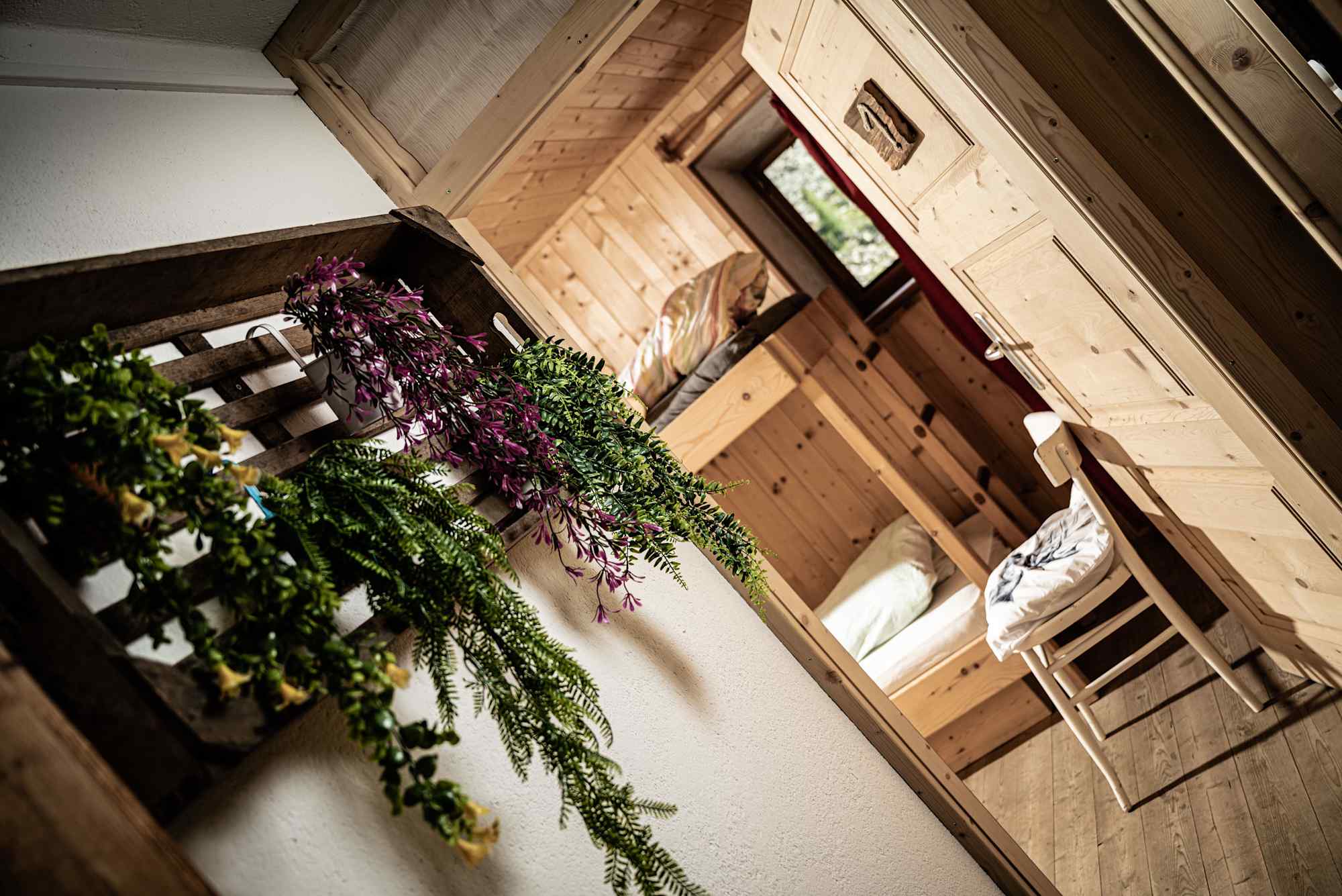Eingang Zimmer Kloster Alm