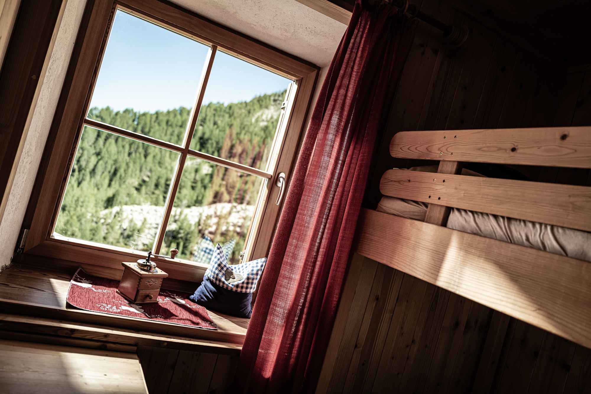 Aussicht Zimmer auf der Kloster Alm