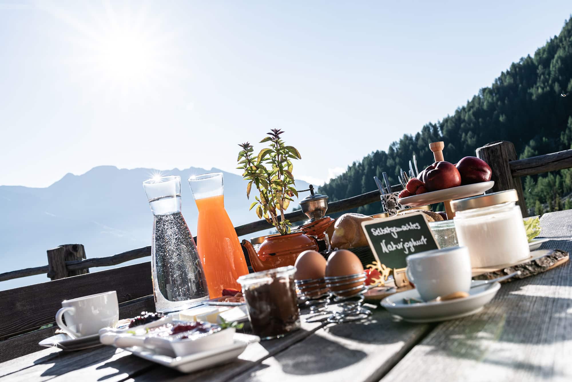 Almfrühstück auf der Kloster Alm