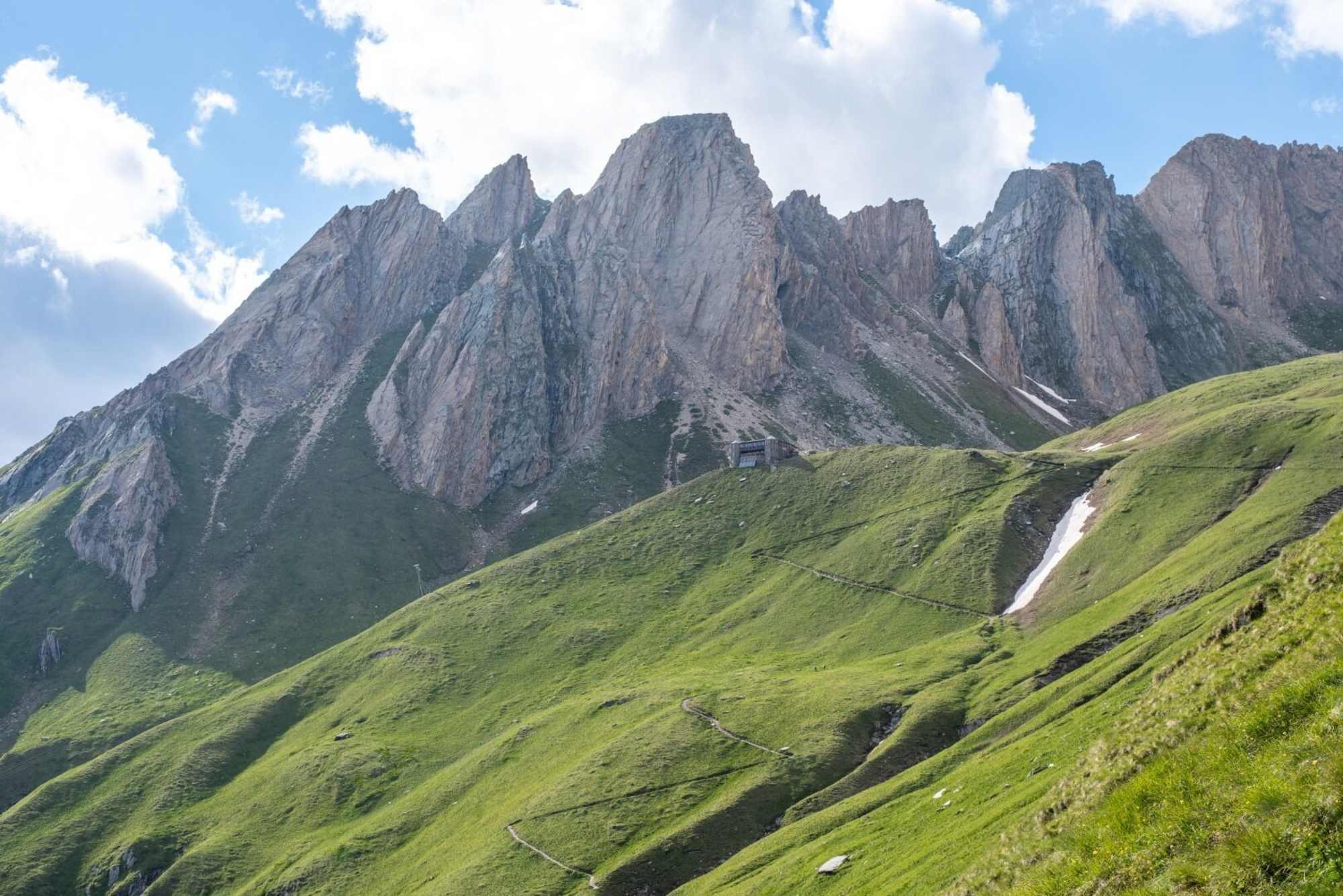 Blick zur Sajathütte